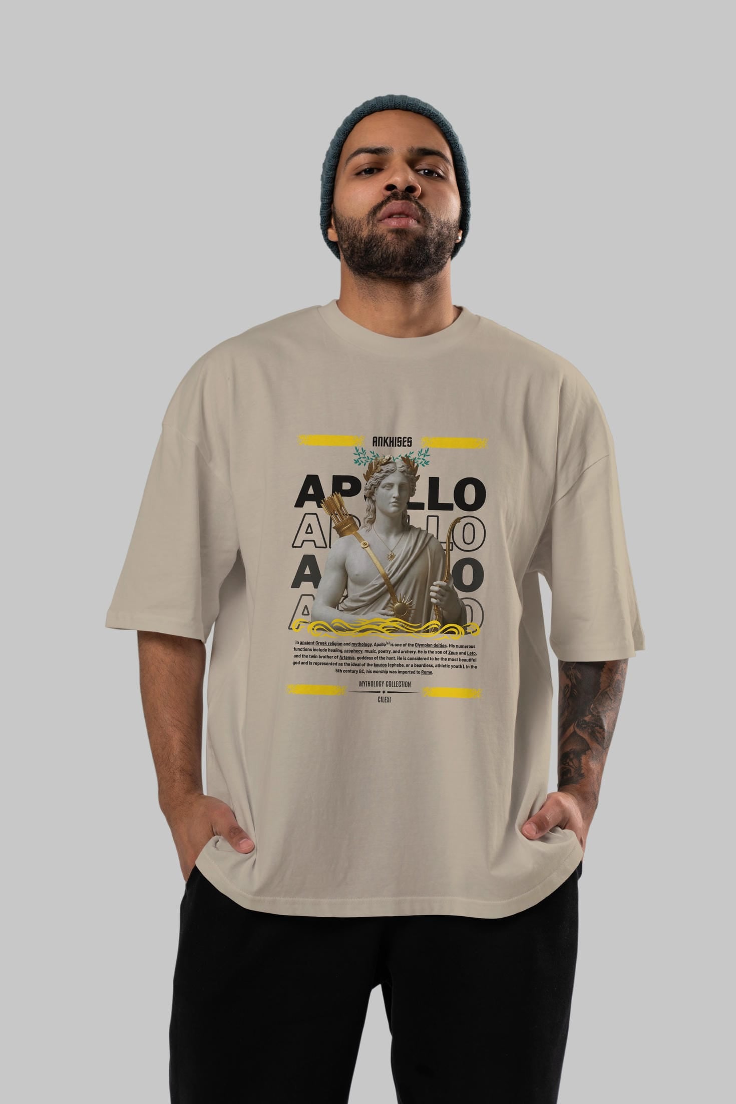 Apollo 2 ön Baskılı Oversize t-shirt Erkek Kadın %100 Pamuk Bisiklet Yaka tişort
