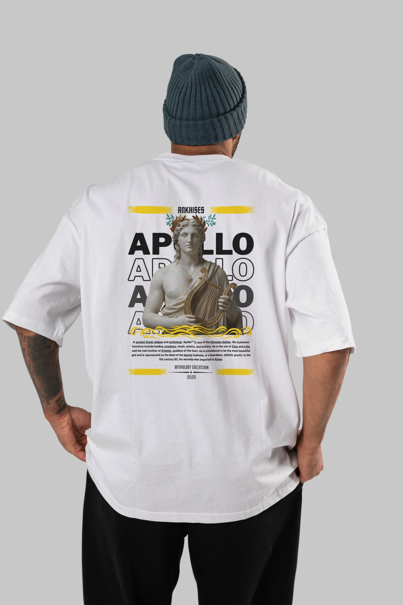 Apollo 1 Arka Baskılı Oversize t-shirt Erkek Kadın %100 Pamuk Bisiklet Yaka tişort