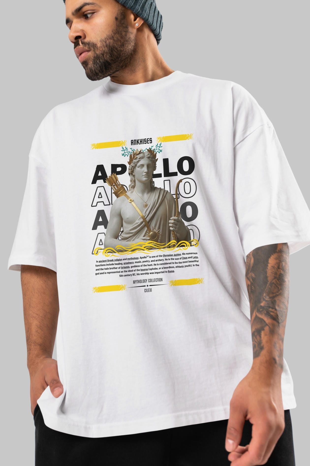 Apollo 2 ön Baskılı Oversize t-shirt Erkek Kadın %100 Pamuk Bisiklet Yaka tişort