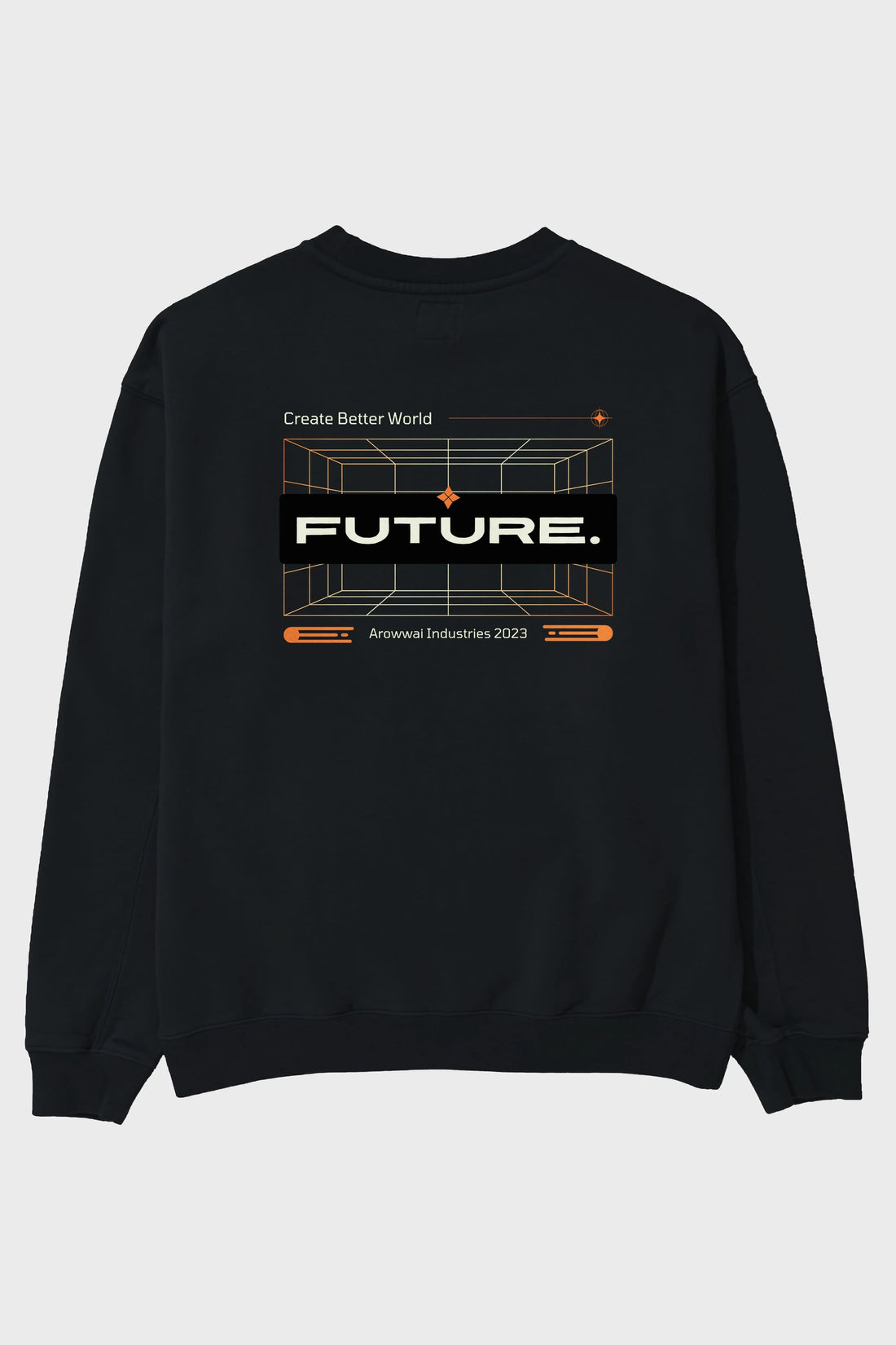 Future Arka Baskılı Oversize Sweatshirt Erkek Kadın Unisex