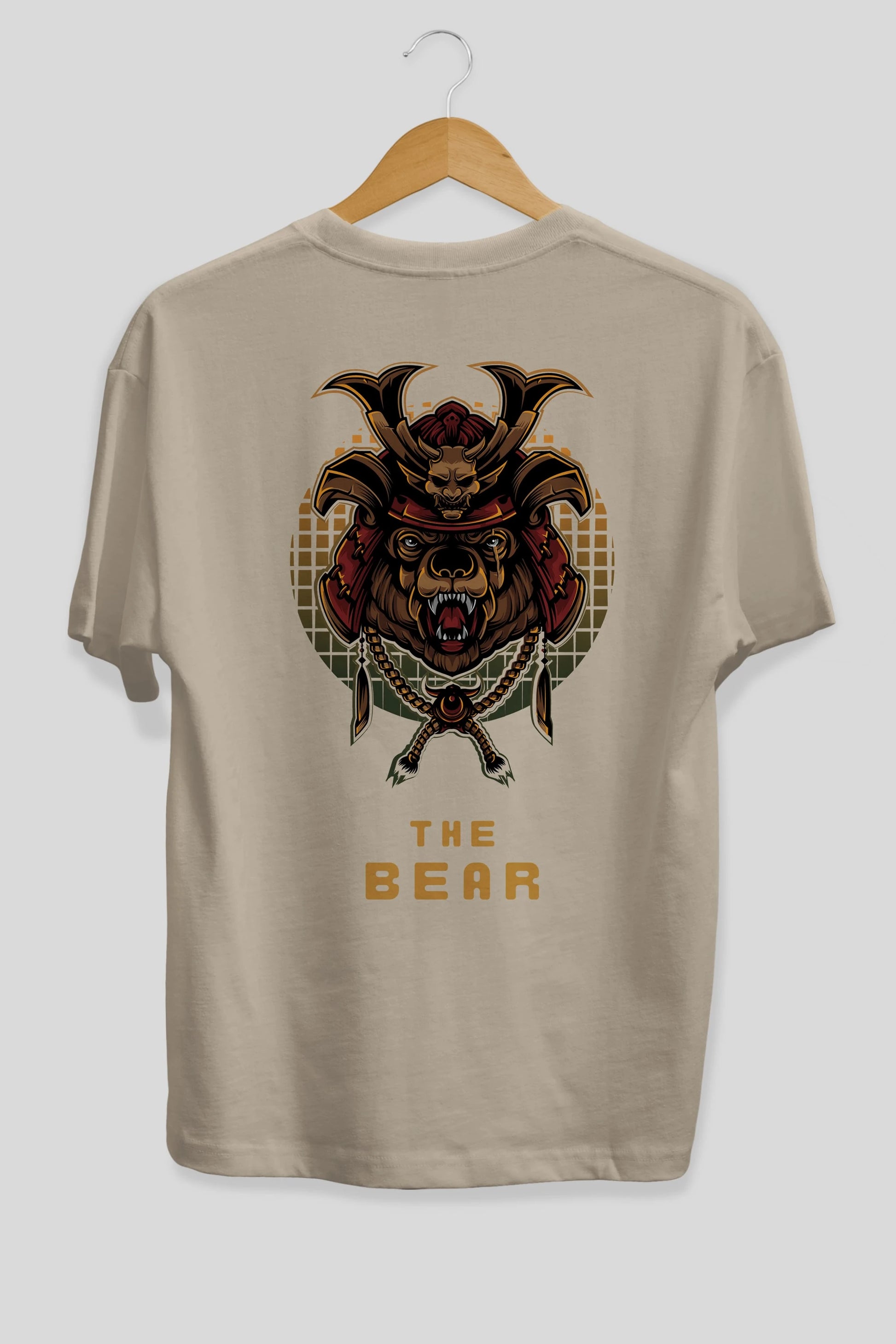 The Bear 2 Arka Baskılı Oversize t-shirt Erkek Kadın Unisex
