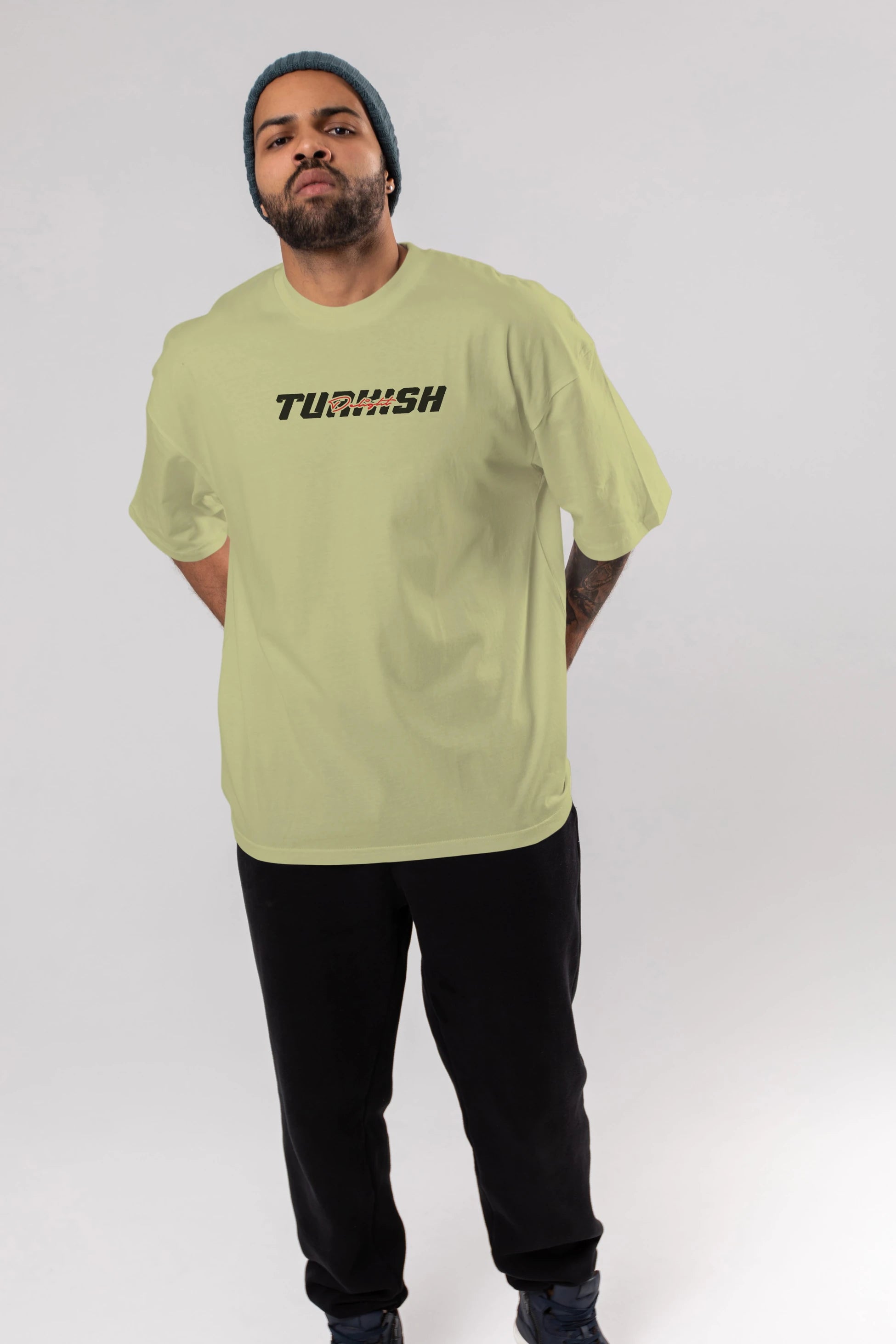 Turkish Delight Ön Baskılı Oversize t-shirt %100 pamuk Erkek Kadın Unisex