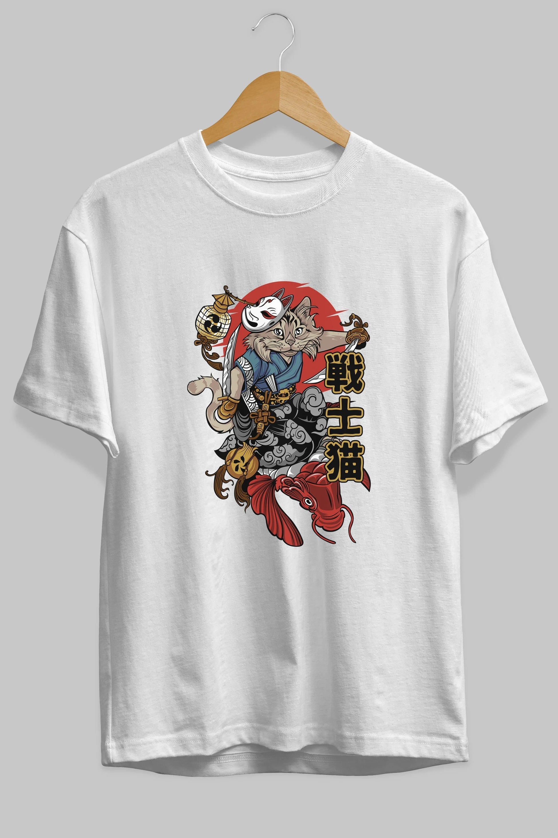 TRIBAL (2) Anime Ön Baskılı Oversize t-shirt %100 pamuk Erkek Kadın Unisex