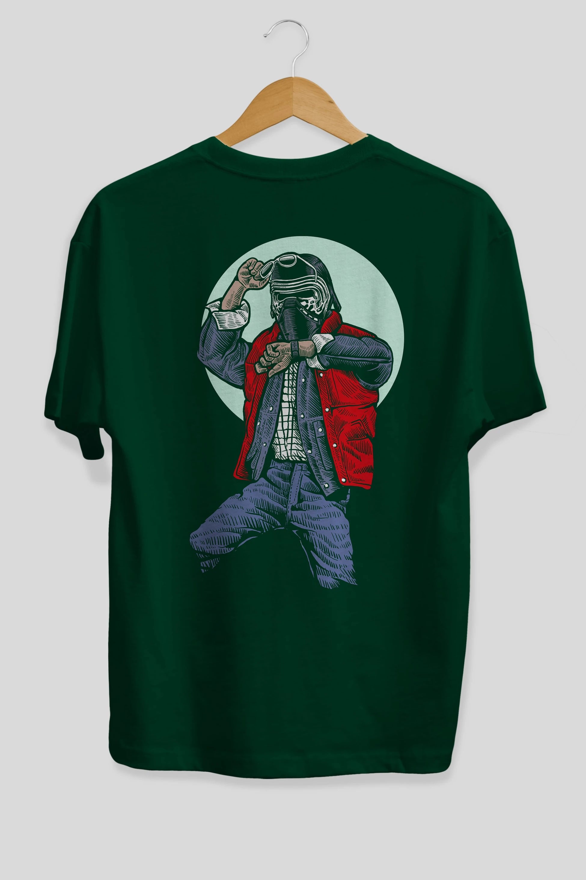 Kylo Mcfly Arka Baskılı Oversize t-shirt Erkek Kadın Unisex %100 Pamuk