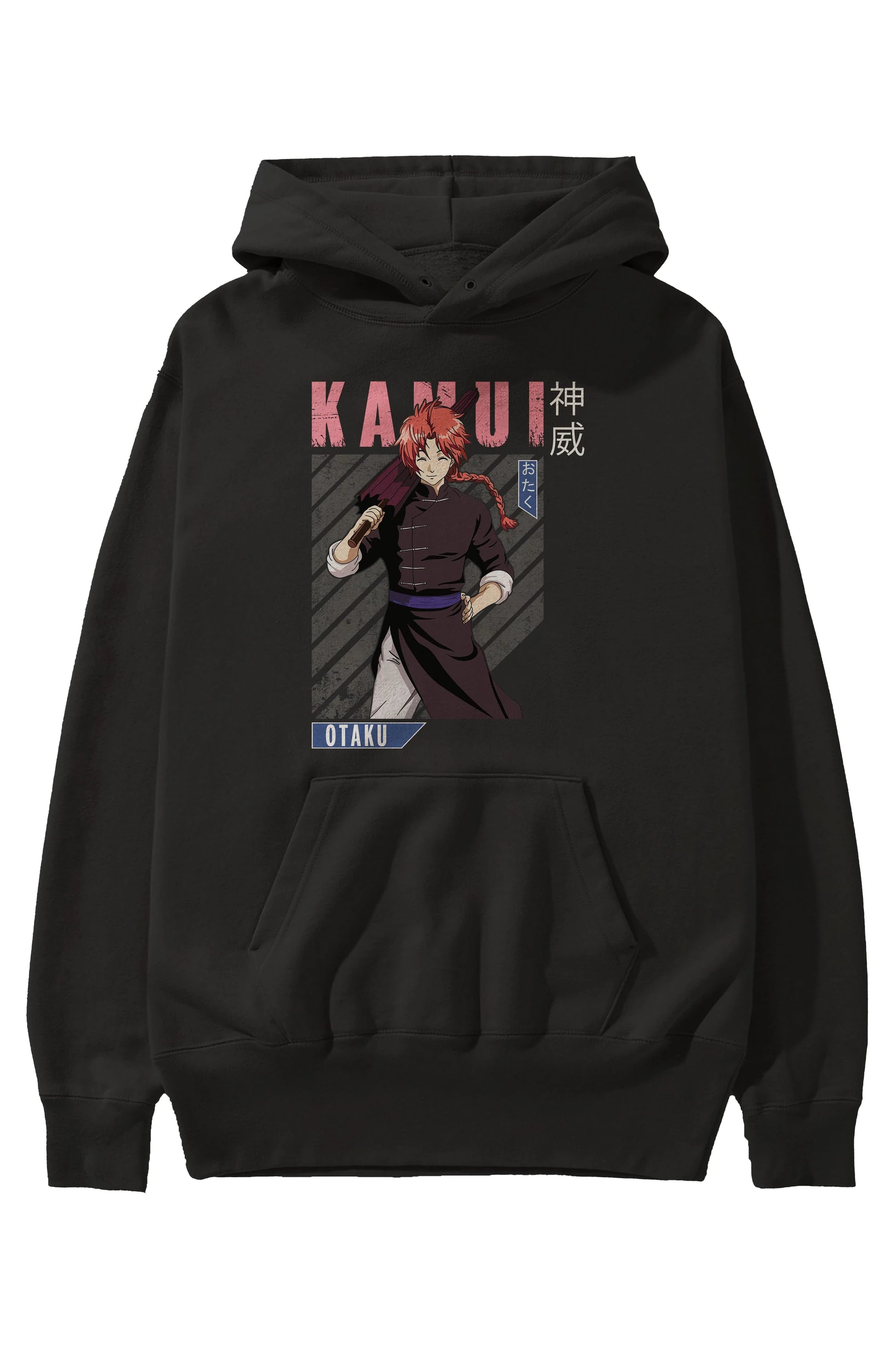 Kamui GINTAMA 1 Anime Ön Baskılı Hoodie Oversize Kapüşonlu Sweatshirt Erkek Kadın Unisex