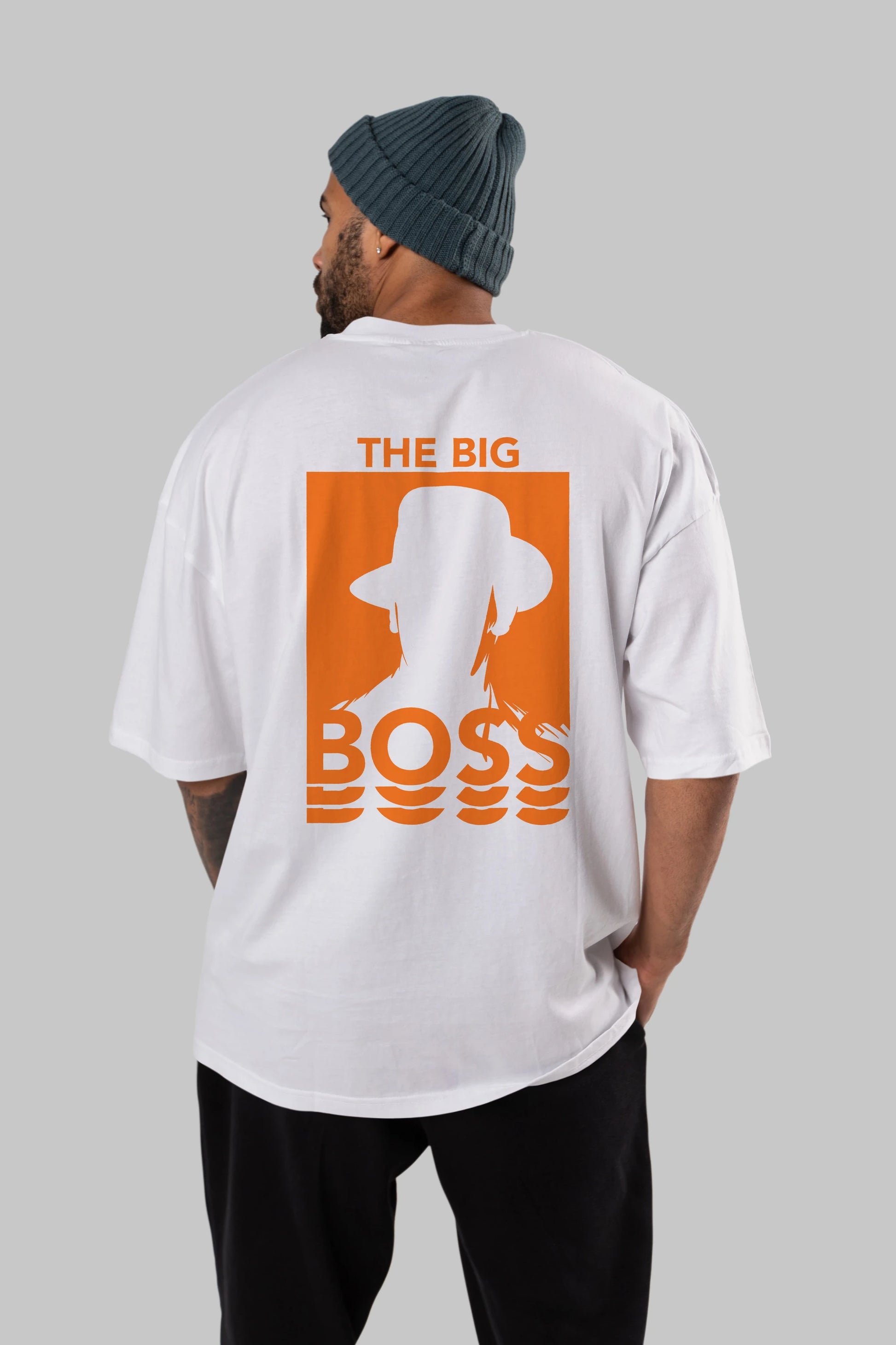 The Big Boss Arka Baskılı Oversize t-shirt Erkek Kadın Unisex