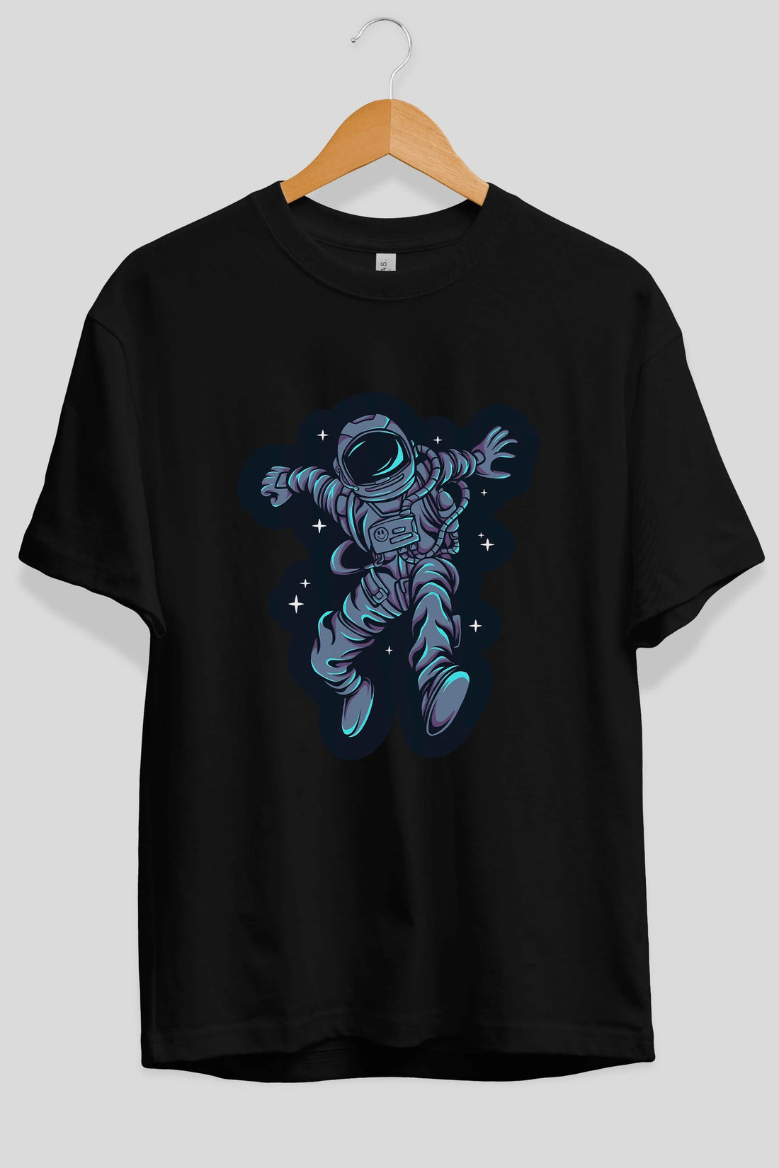 Astrostars sticker Ön Baskılı Oversize t-shirt Erkek Kadın Unisex