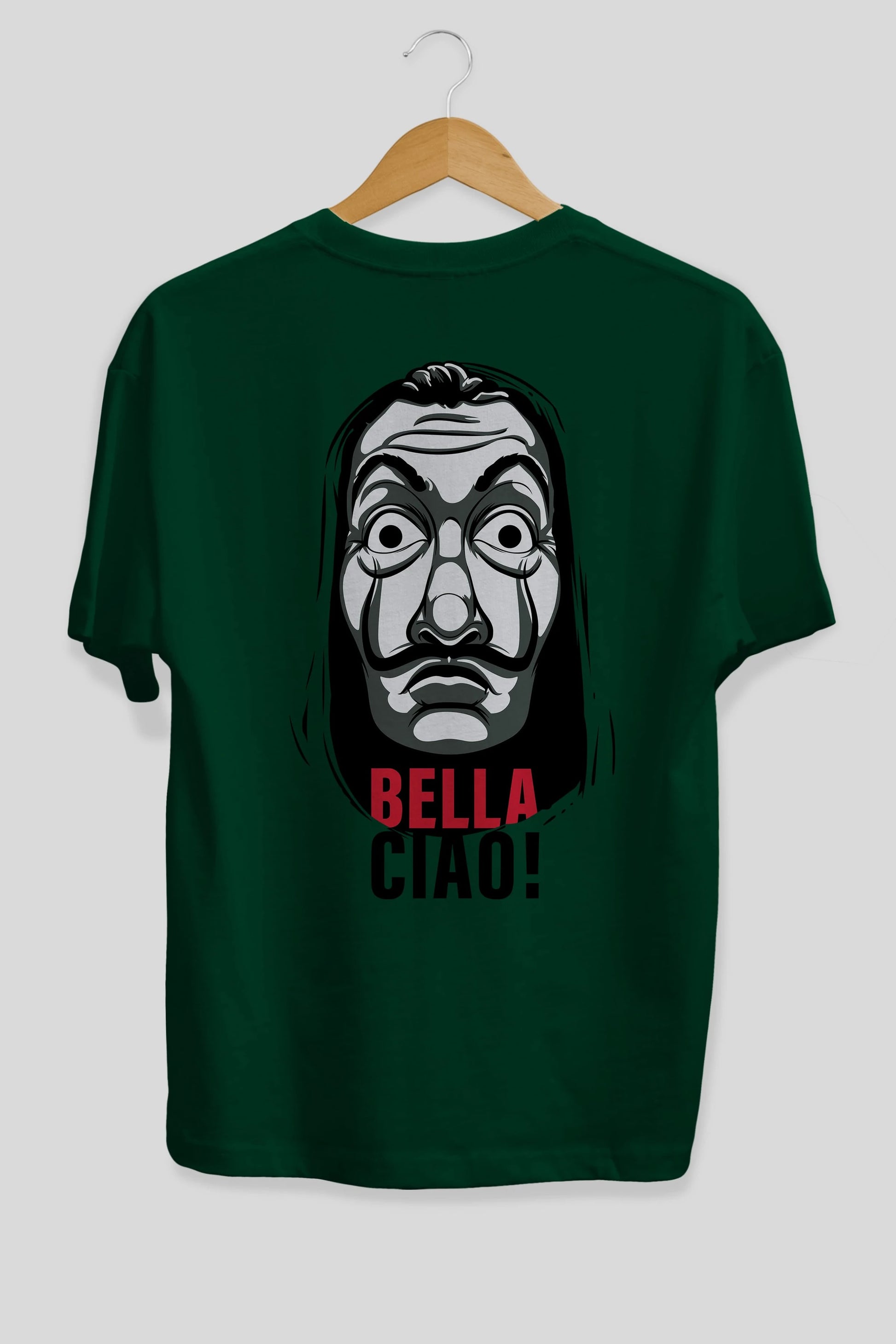 La Casa De Papel (12) Arka Baskılı Oversize t-shirt Erkek Kadın Unisex %100 Pamuk Bisiklet Yaka tişort