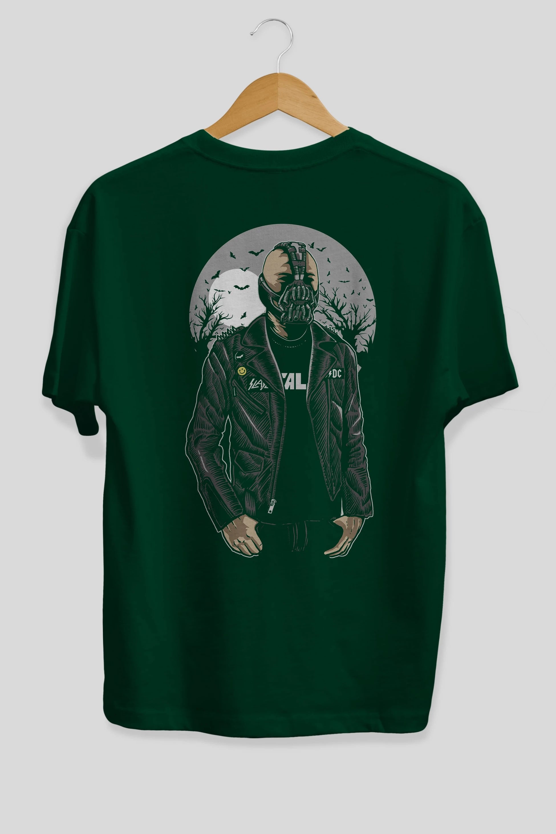 Bane Arka Baskılı Oversize t-shirt Erkek Kadın Unisex %100 Pamuk