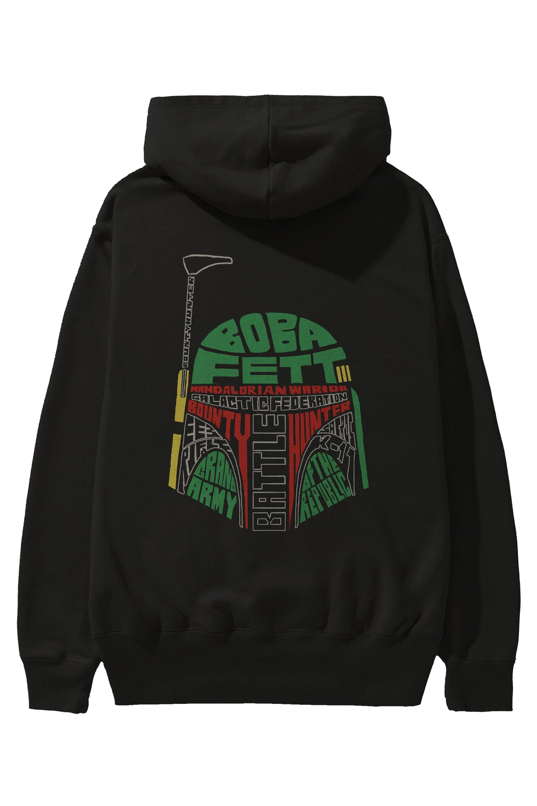 Boba Fett (2) Arka Baskılı Hoodie Oversize Kapüşonlu Sweatshirt Erkek Kadın Unisex