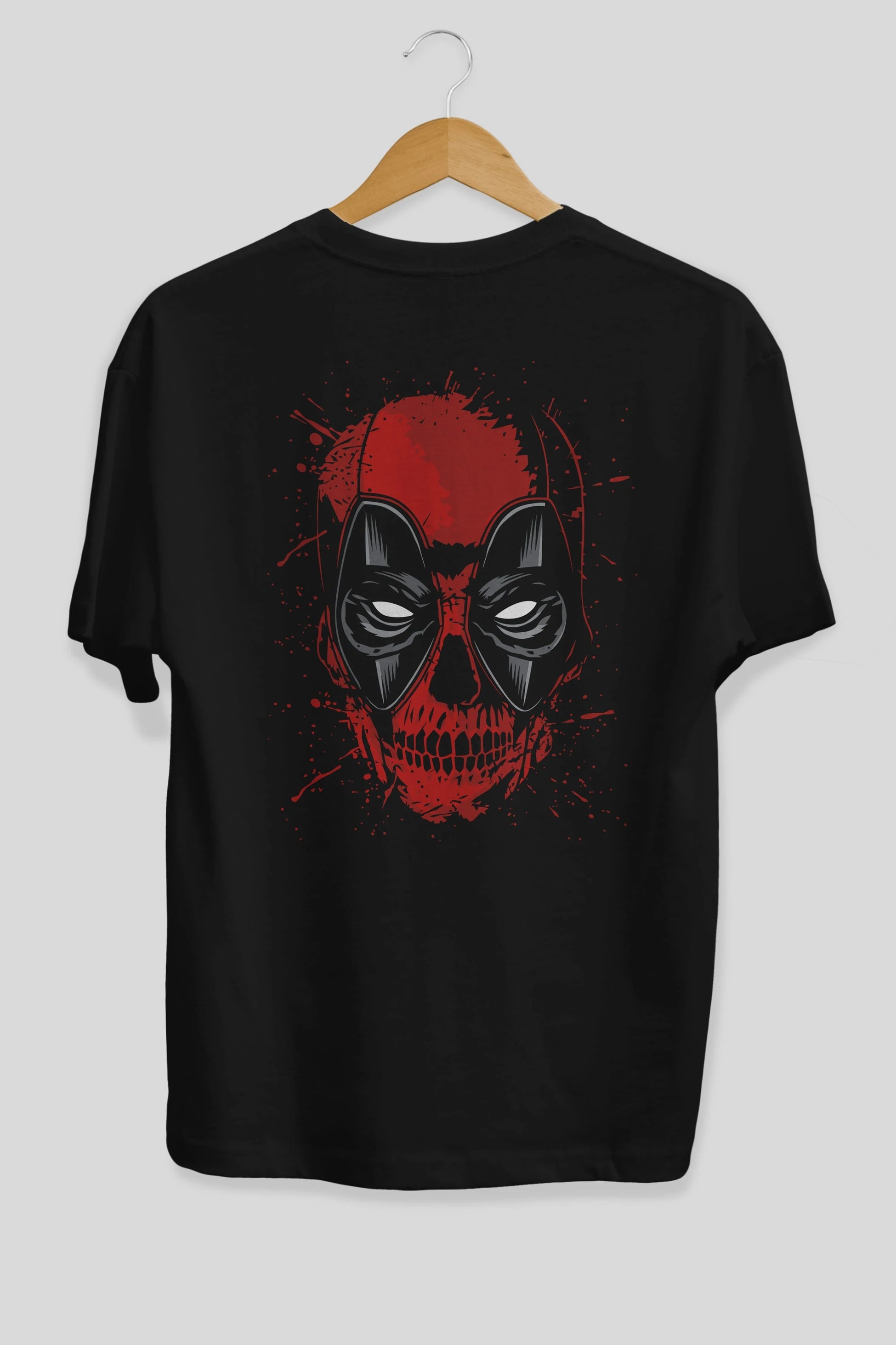 Deadpool (3) Arka Baskılı Oversize t-shirt Erkek Kadın Unisex %100 Pamuk Bisiklet Yaka tişort