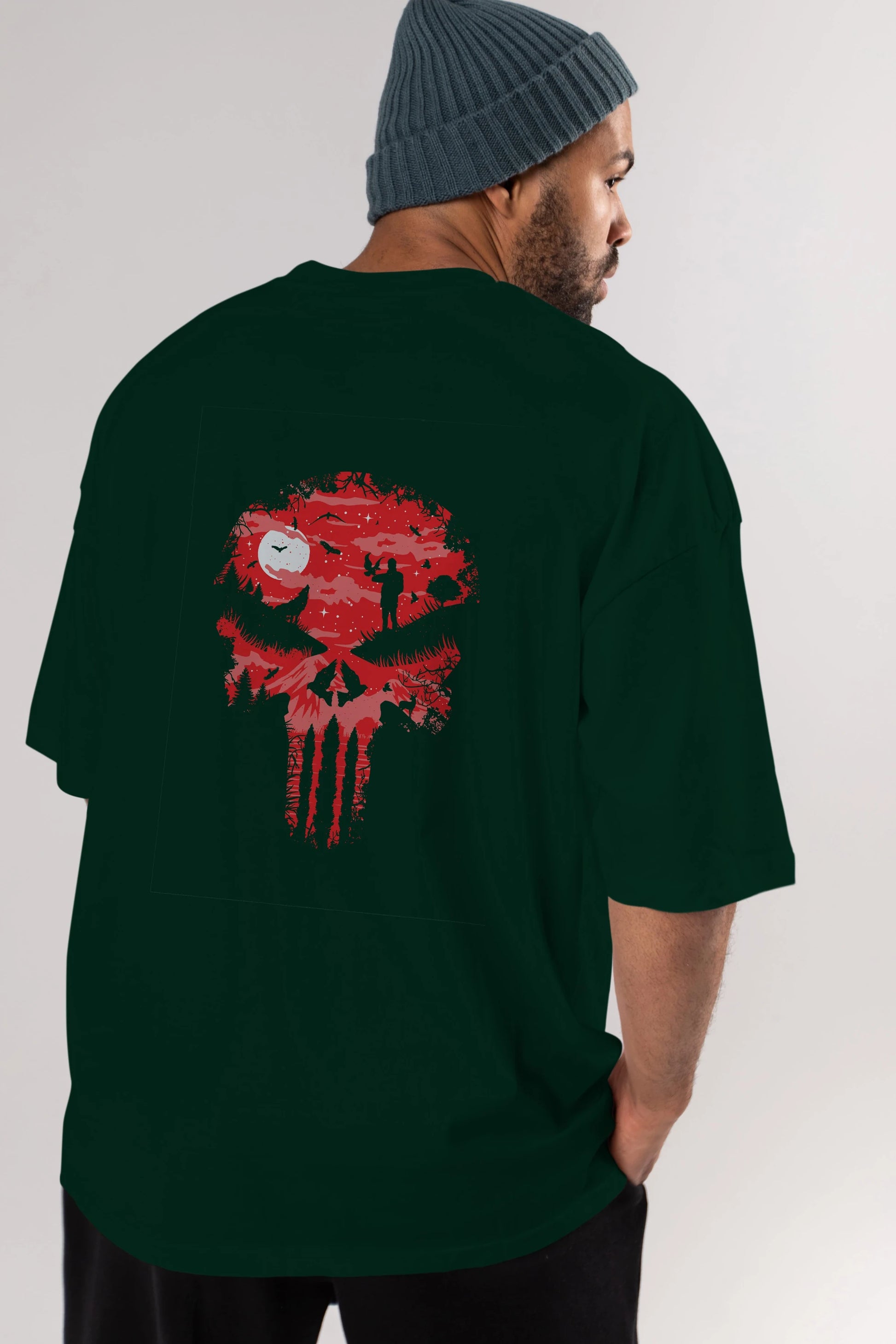 Stand And Bleed Arka Baskılı Oversize t-shirt %100 pamuk Erkek Kadın Unisex