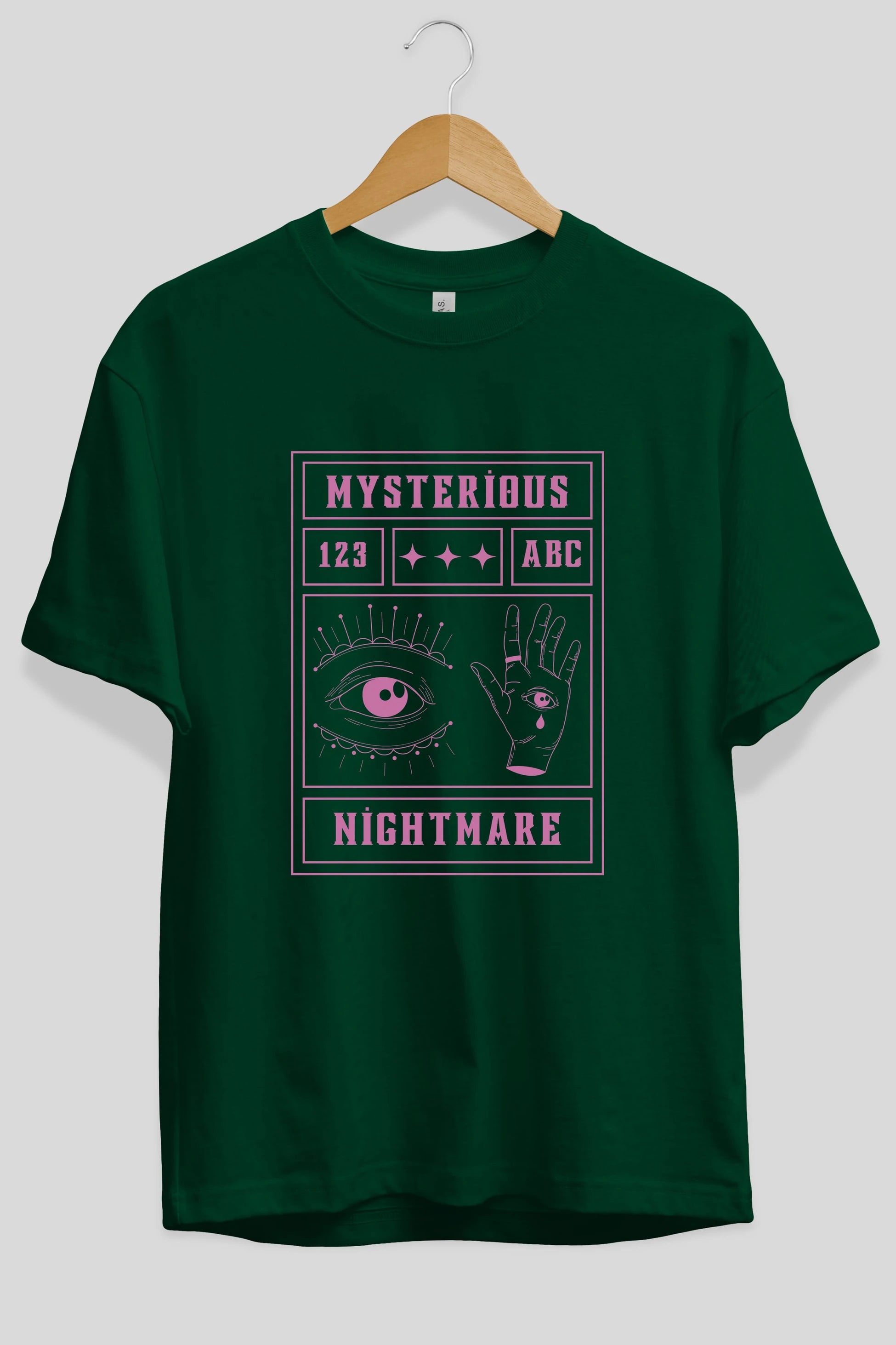 Mysterious Nightmare Ön Baskılı Oversize t-shirt Erkek Kadın Unisex