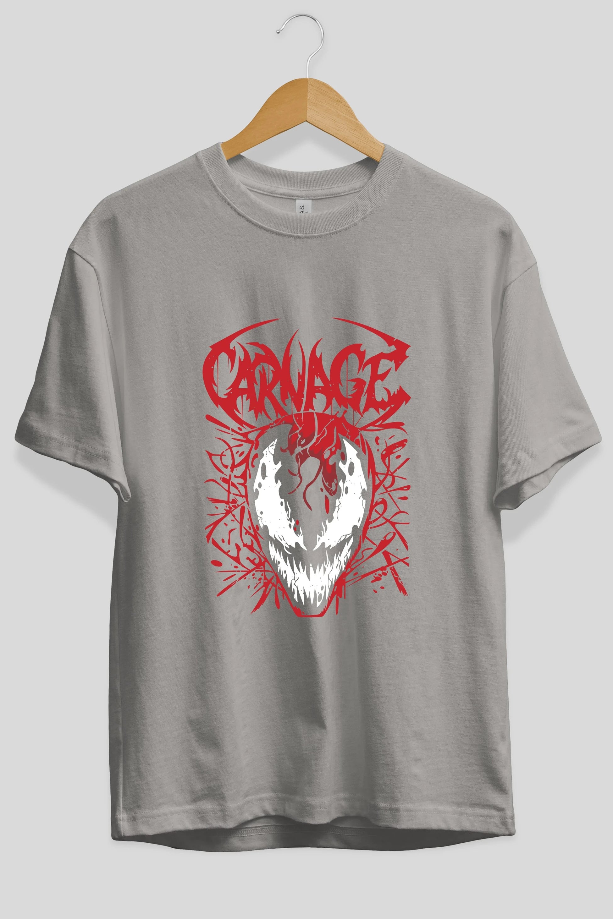 Venom (22) Ön Baskılı Oversize t-shirt Erkek Kadın Unisex %100 Pamuk Bisiklet Yaka tişort