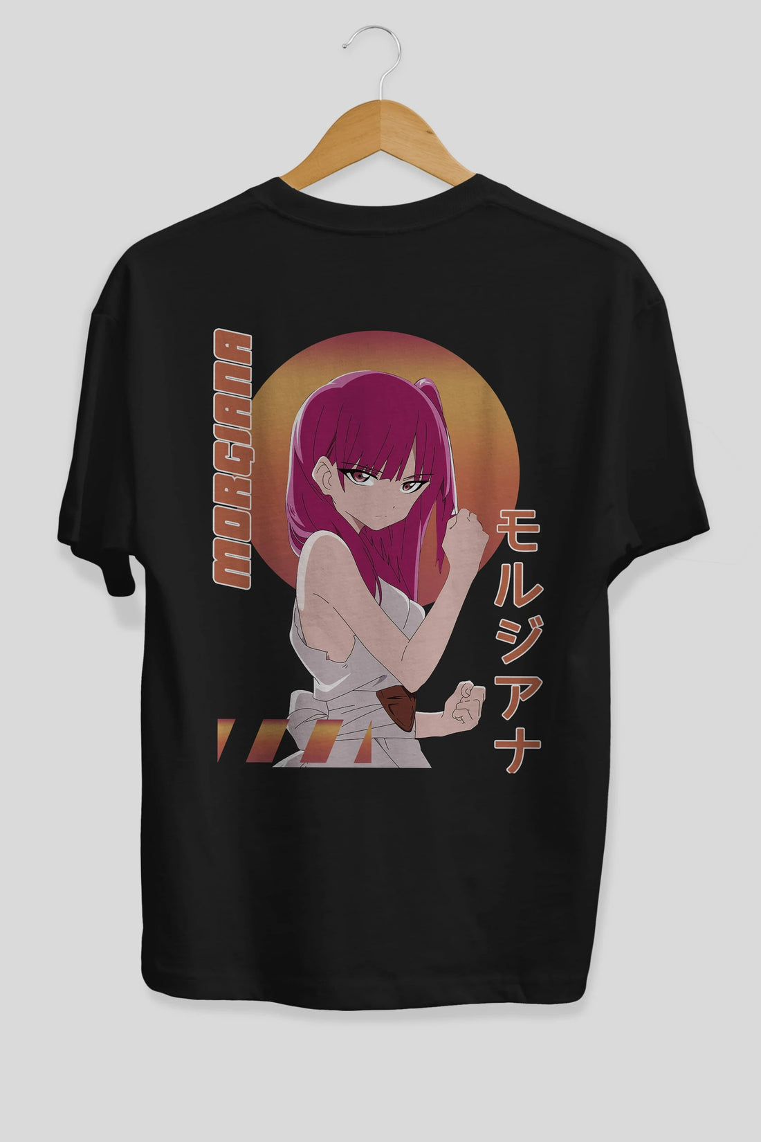 Morgiana 5 Anime Arka Baskılı Oversize t-shirt Erkek Kadın Unisex