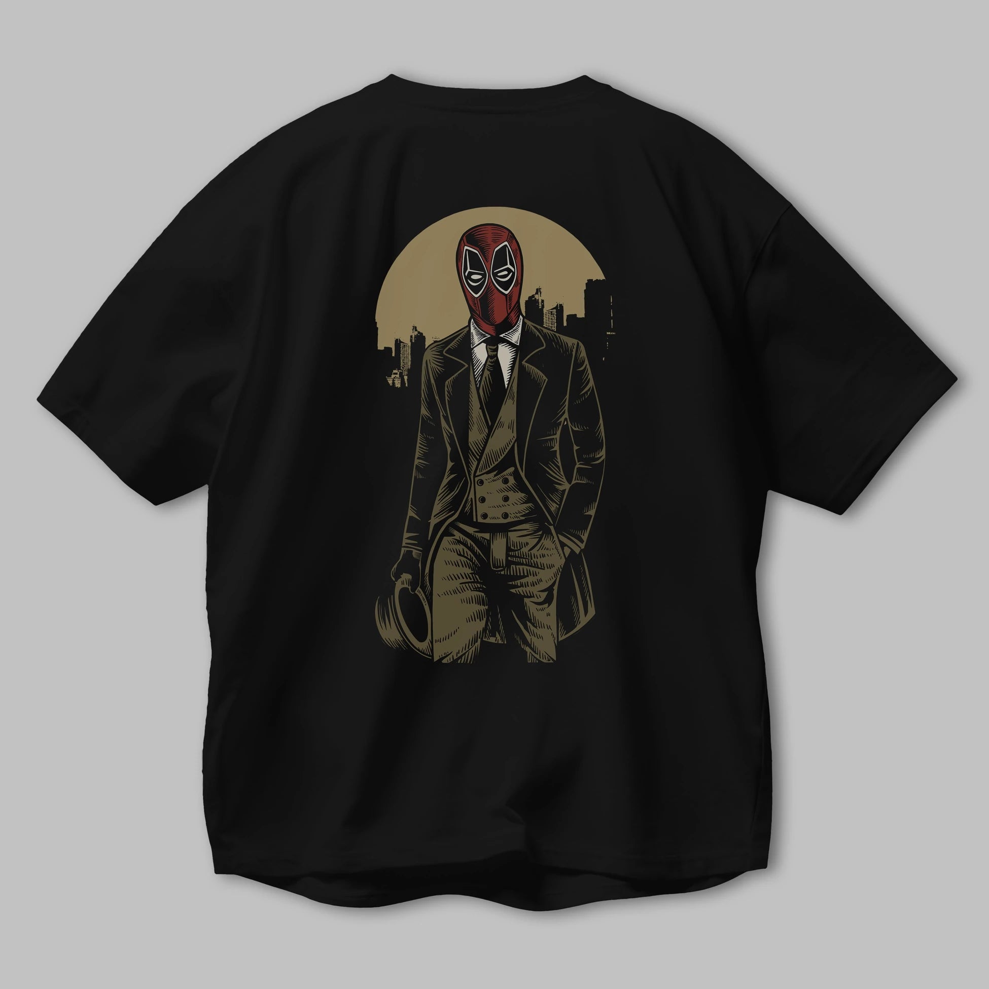 Classic Mercenary Arka Baskılı Oversize t-shirt Erkek Kadın Unisex %100 Pamuk