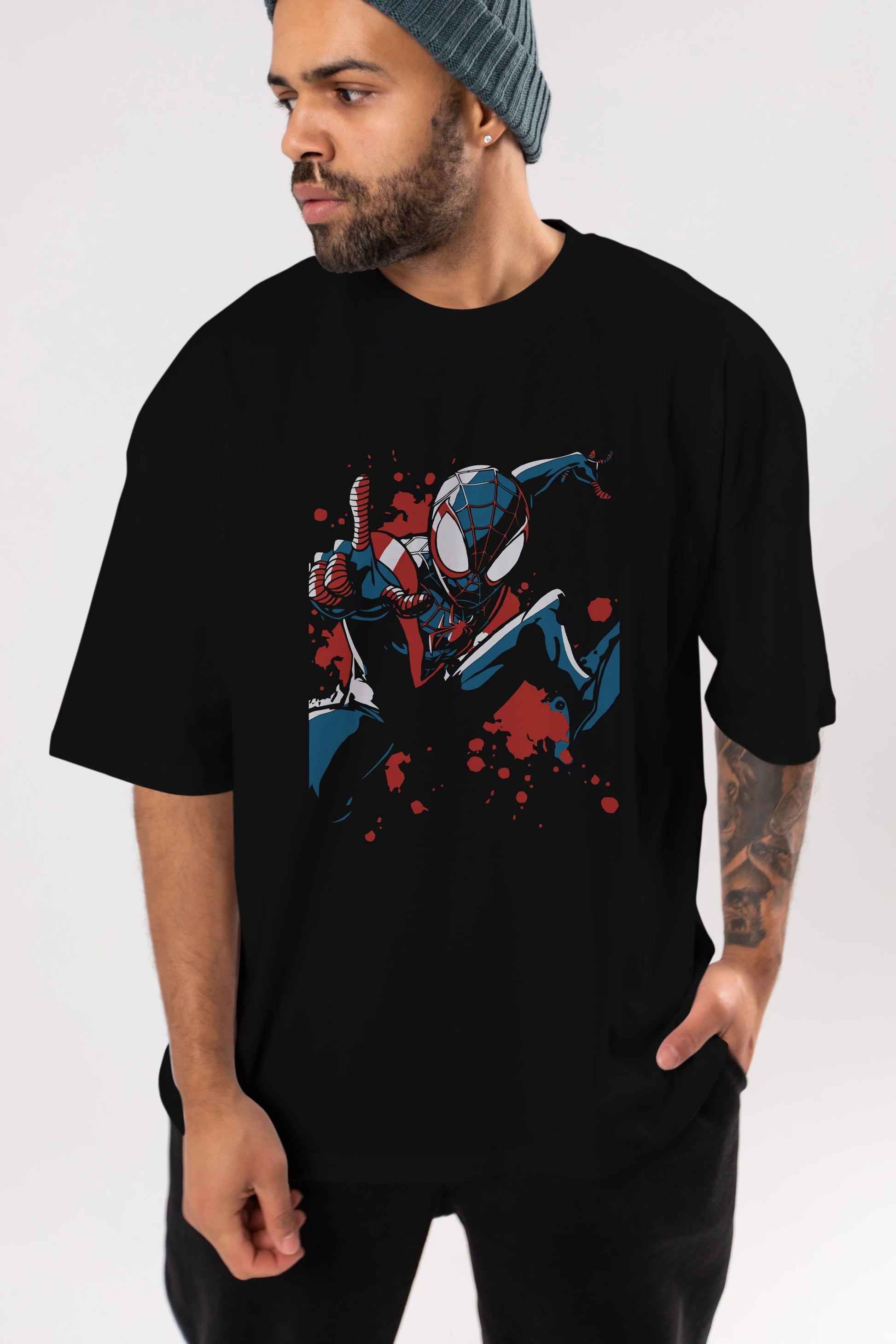 Venom (21) Ön Baskılı Oversize t-shirt Erkek Kadın Unisex %100 Pamuk Bisiklet Yaka tişort
