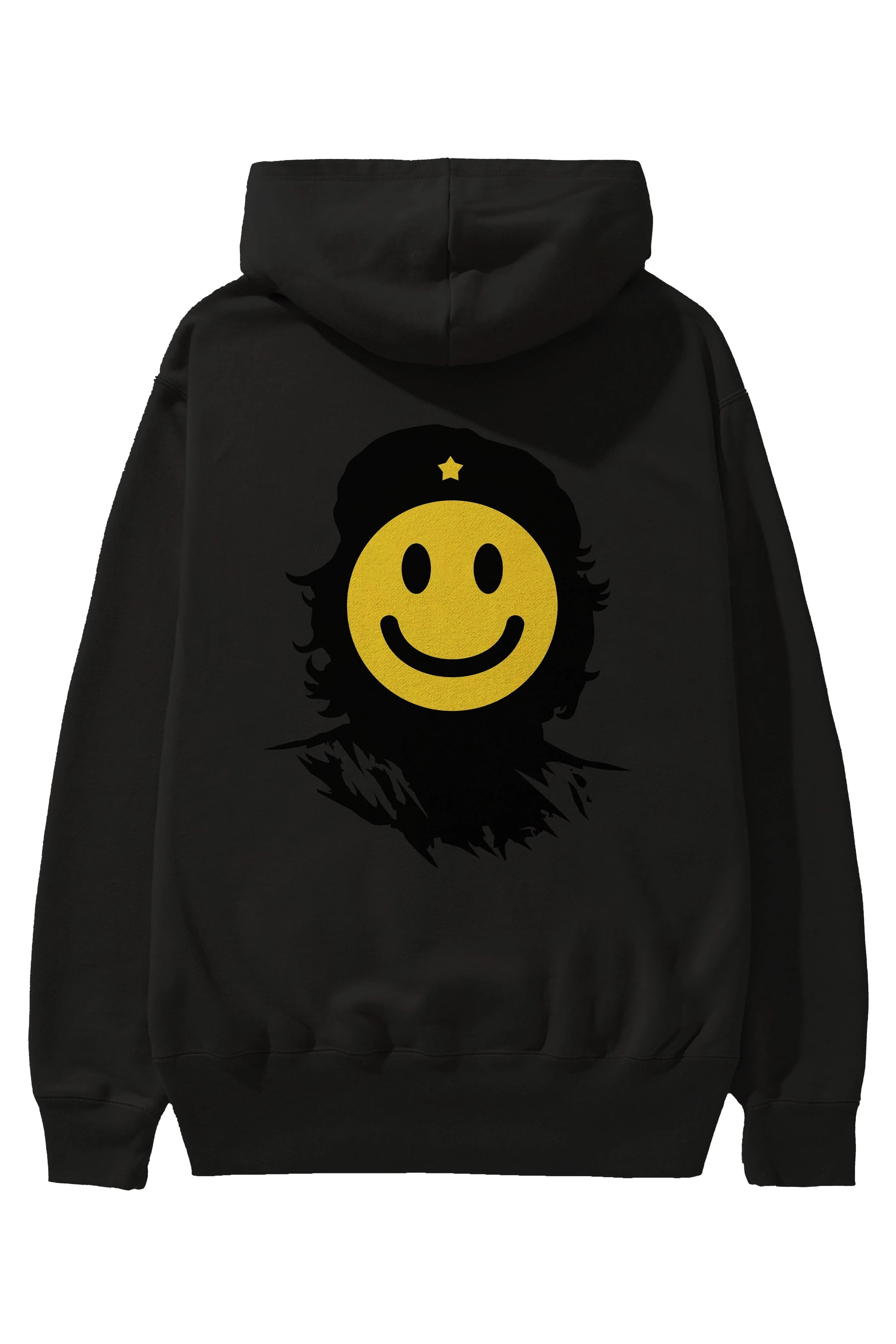 Che Smile Arka Baskılı Hoodie Oversize Kapüşonlu Sweatshirt Erkek Kadın Unisex