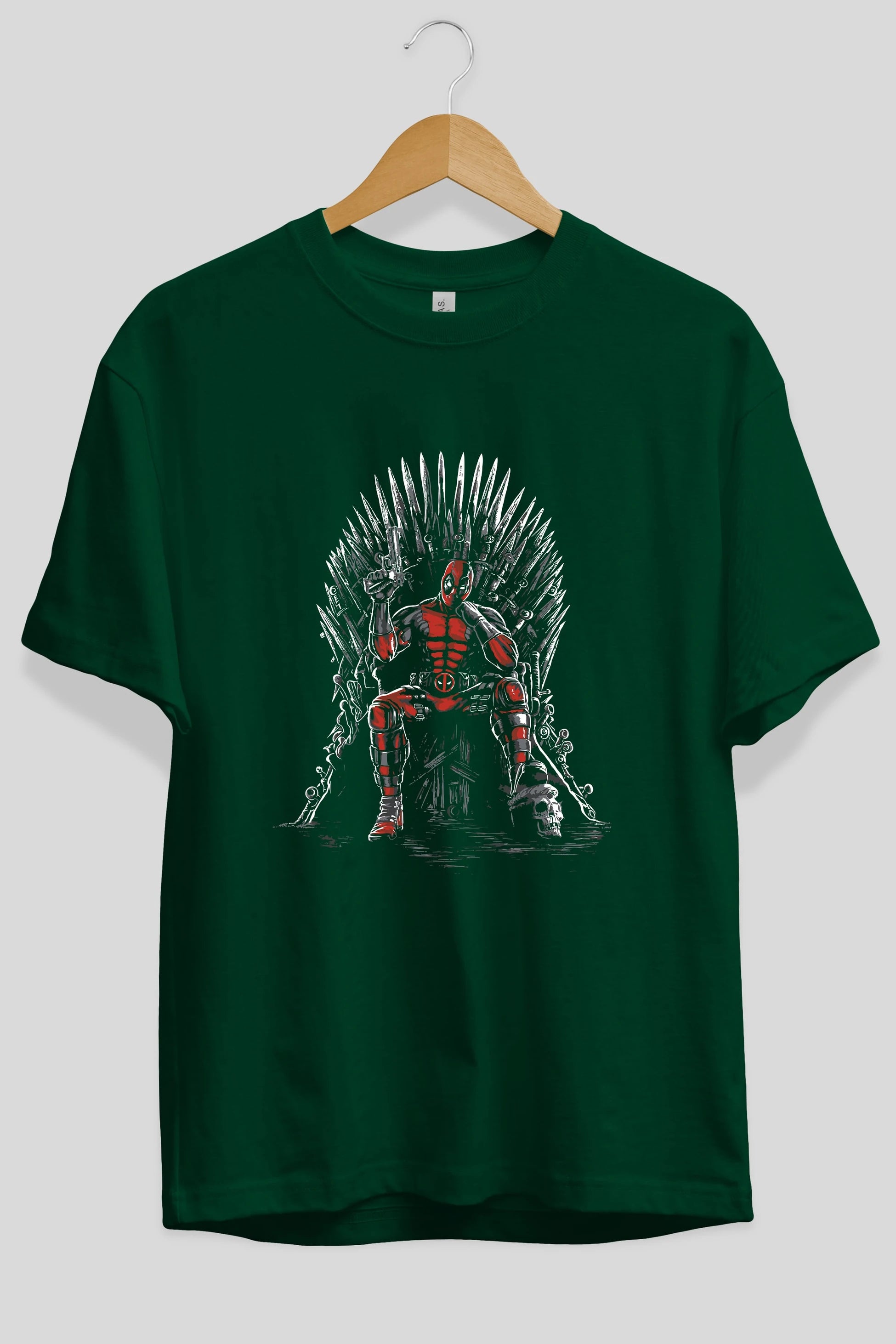 Deadpool (6) Ön Baskılı Oversize t-shirt Erkek Kadın Unisex %100 Pamuk Bisiklet Yaka tişort