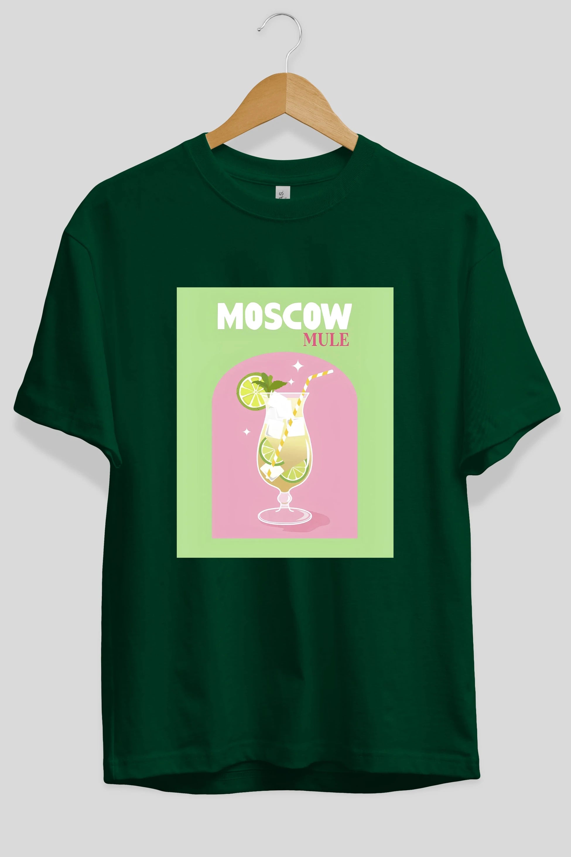 Moscow Mule 5 Ön Baskılı Oversize t-shirt Erkek Kadın Unisex %100 Pamuk Bisiklet Yaka tişort