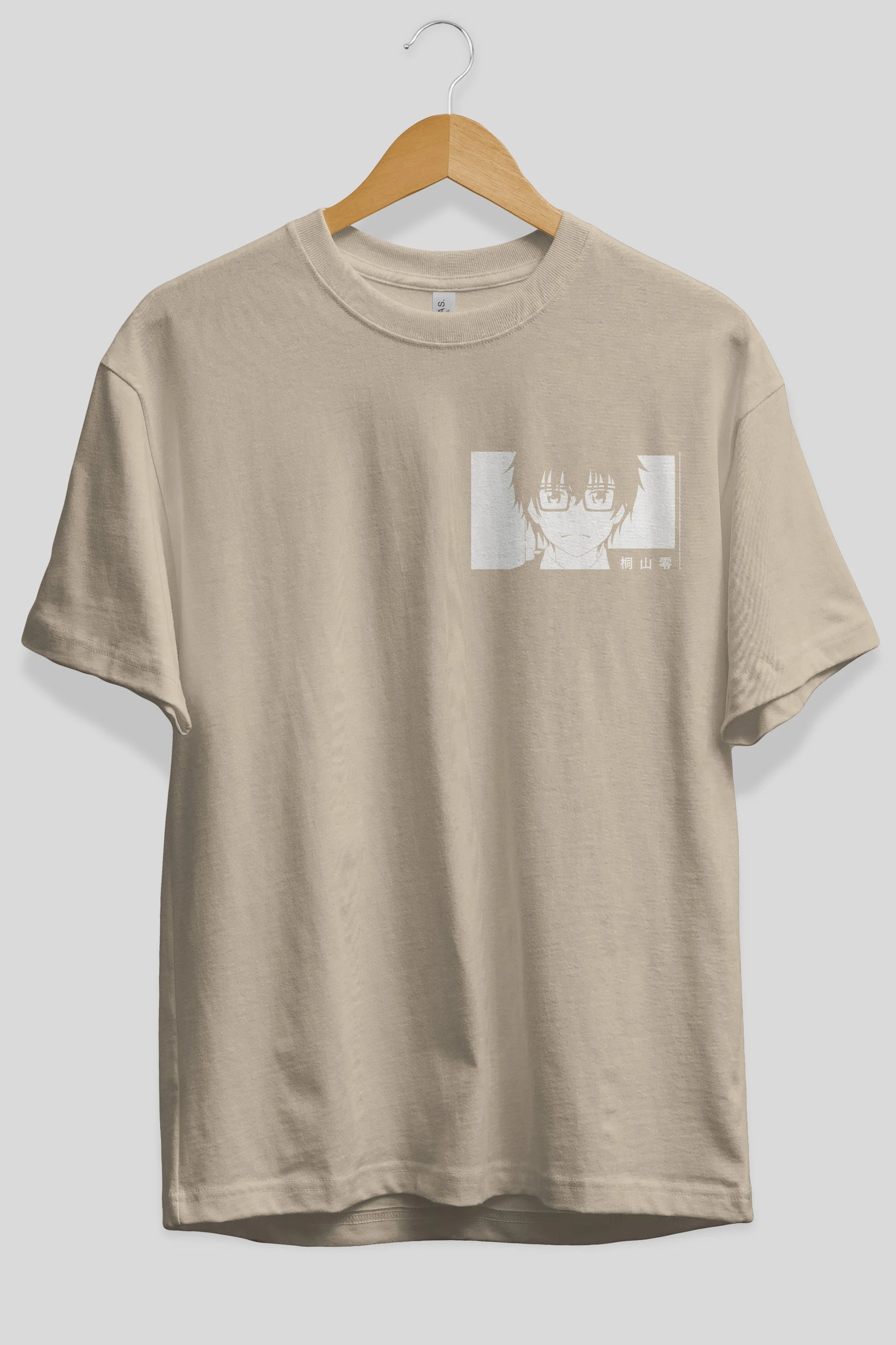 Rei Kiriyama 3 Ön Sol Baskılı Oversize t-shirt Erkek Kadın Unisex %100 Pamuk Bisiklet Yaka tişort