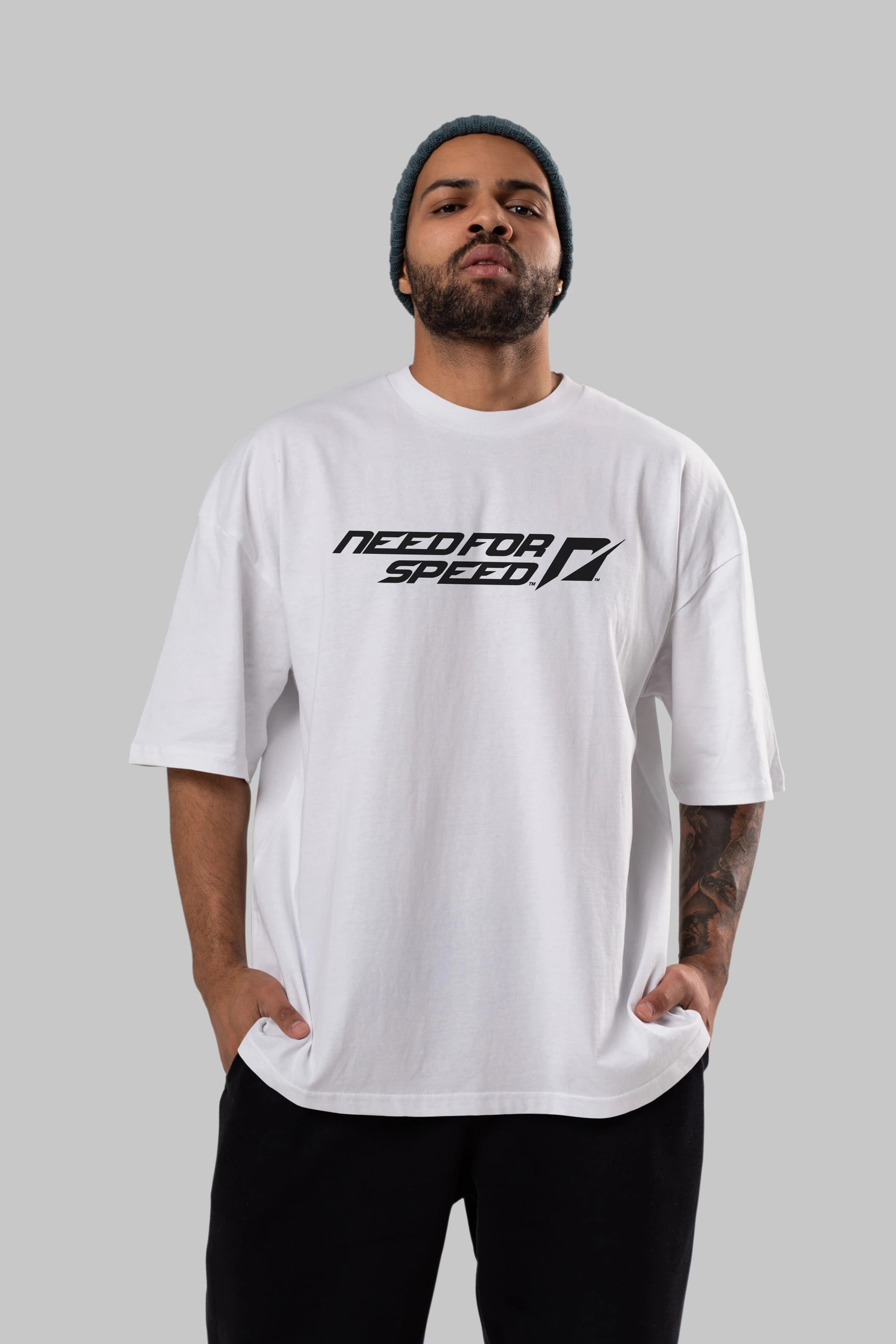Need For Speed Ön Baskılı Oversize t-shirt %100 pamuk Erkek Kadın Unisex