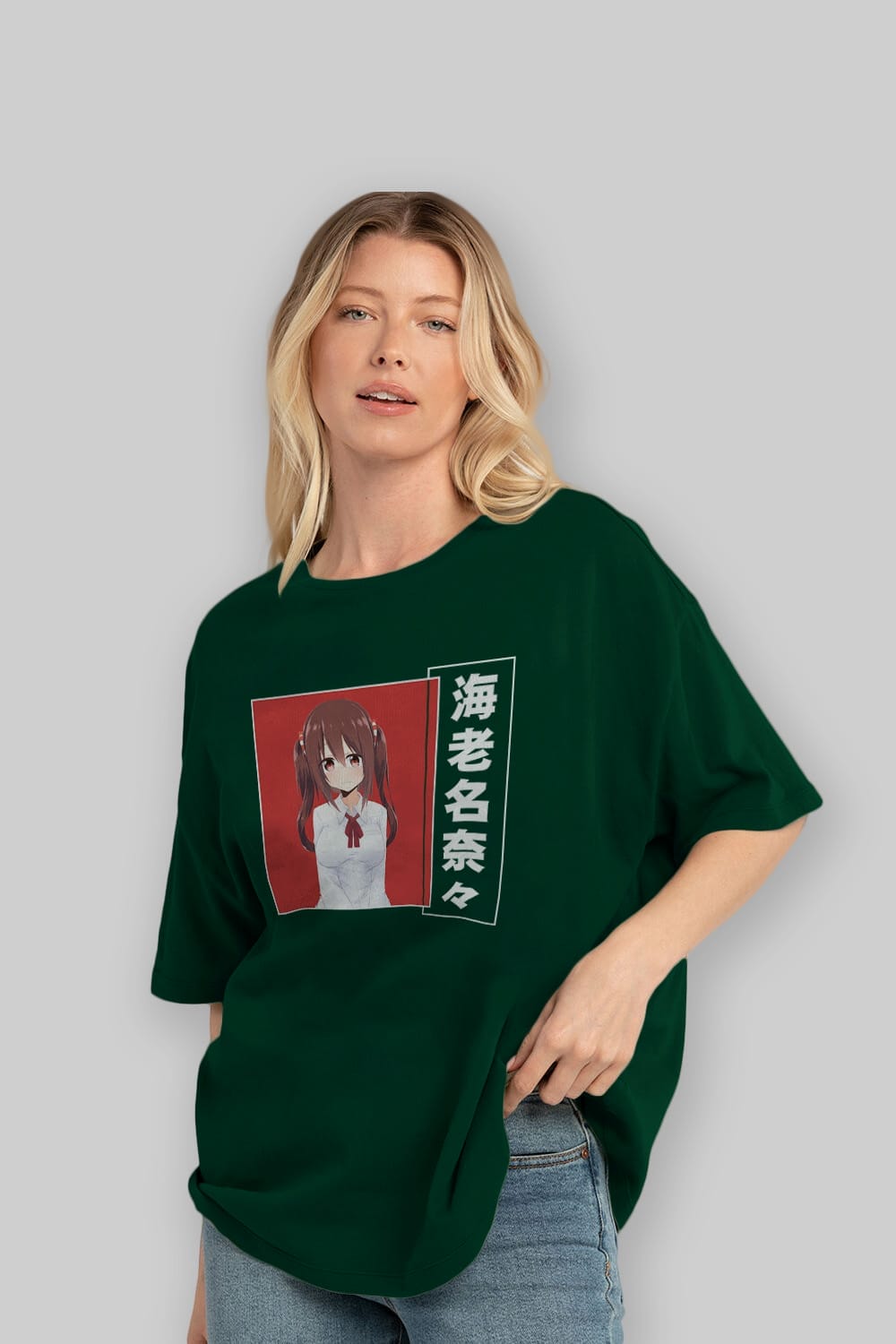 Nana Ebina 1 Anime Ön Baskılı Oversize t-shirt %100 pamuk Erkek Kadın Unisex