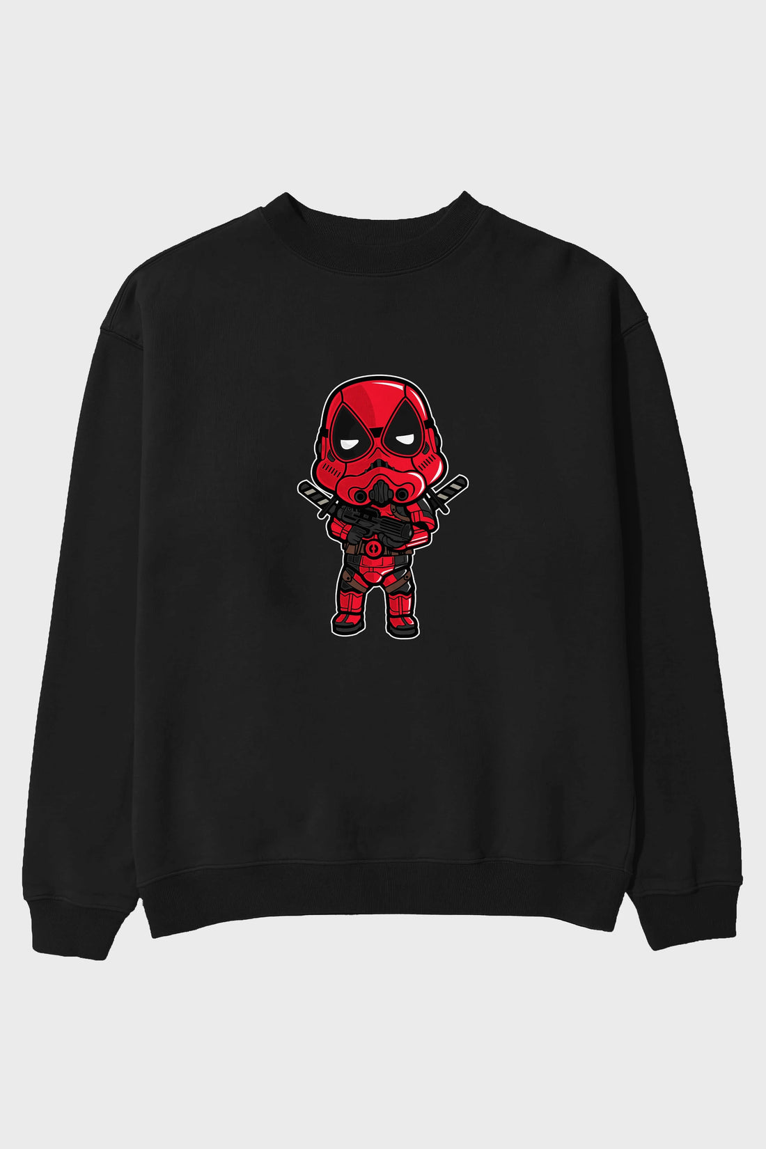 Deadpool (22) Ön Baskılı Oversize Sweatshirt Erkek Kadın Unisex