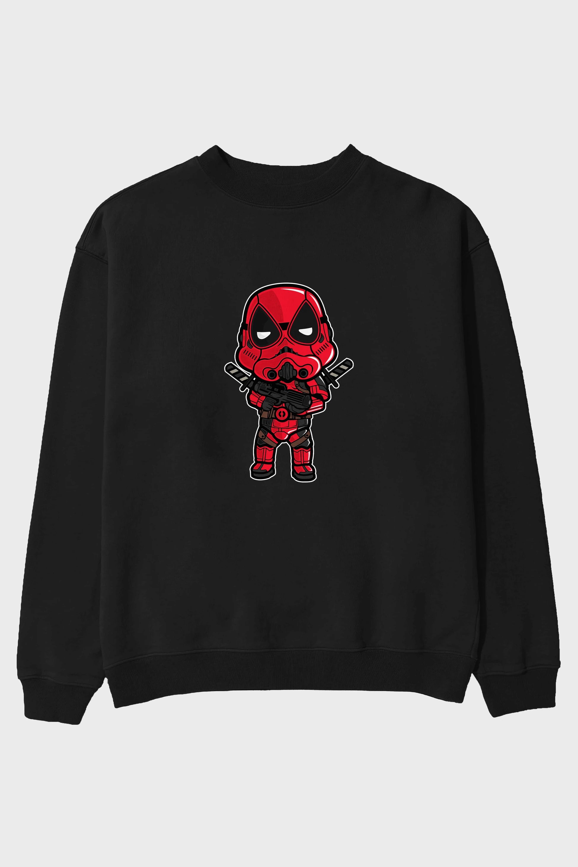 Deadpool (22) Ön Baskılı Oversize Sweatshirt Erkek Kadın Unisex