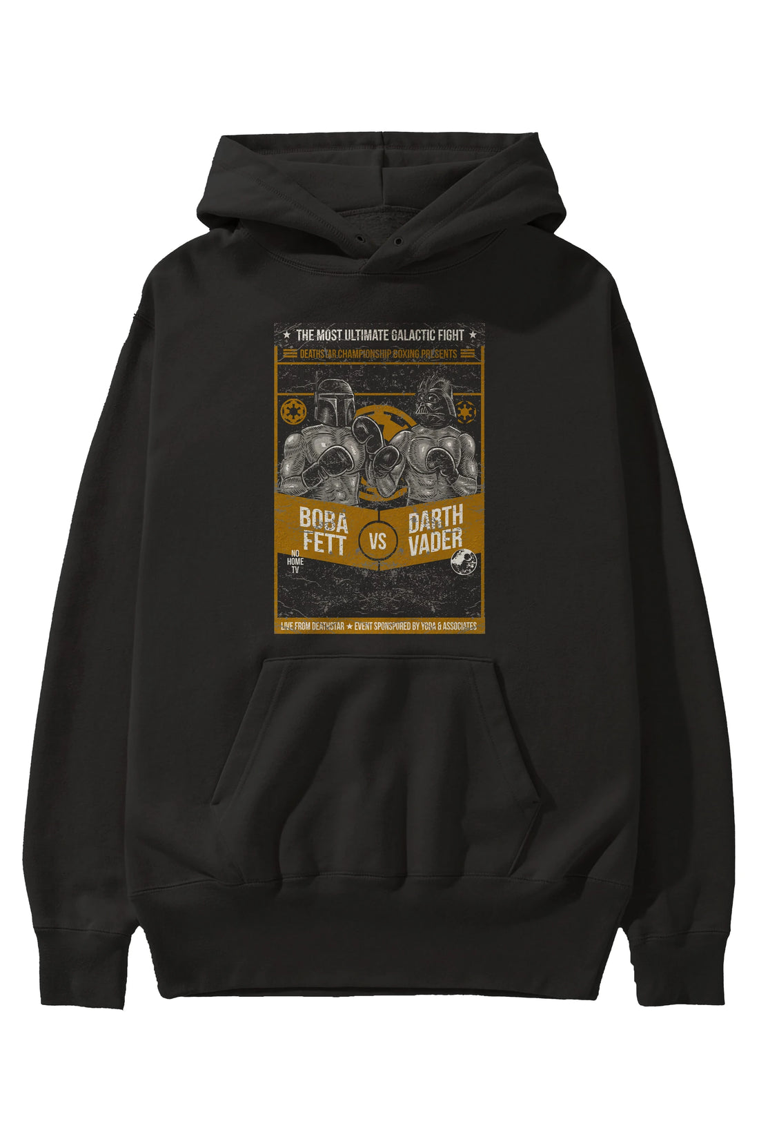 Rumble In The Darkside Ön Baskılı Hoodie Oversize Kapüşonlu Sweatshirt Erkek Kadın Unisex