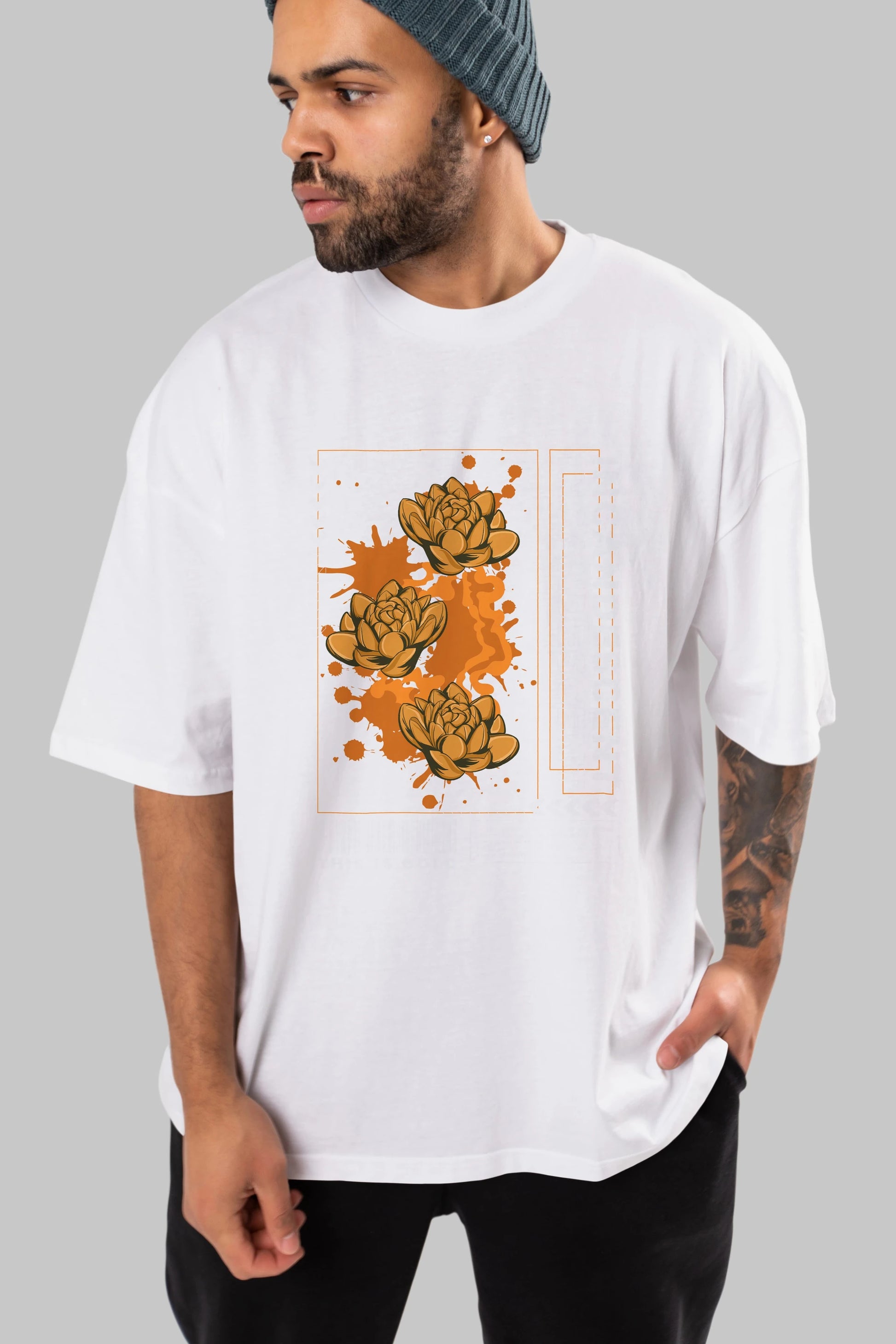 Incandescent Ön Baskılı Oversize t-shirt Erkek Kadın Unisex