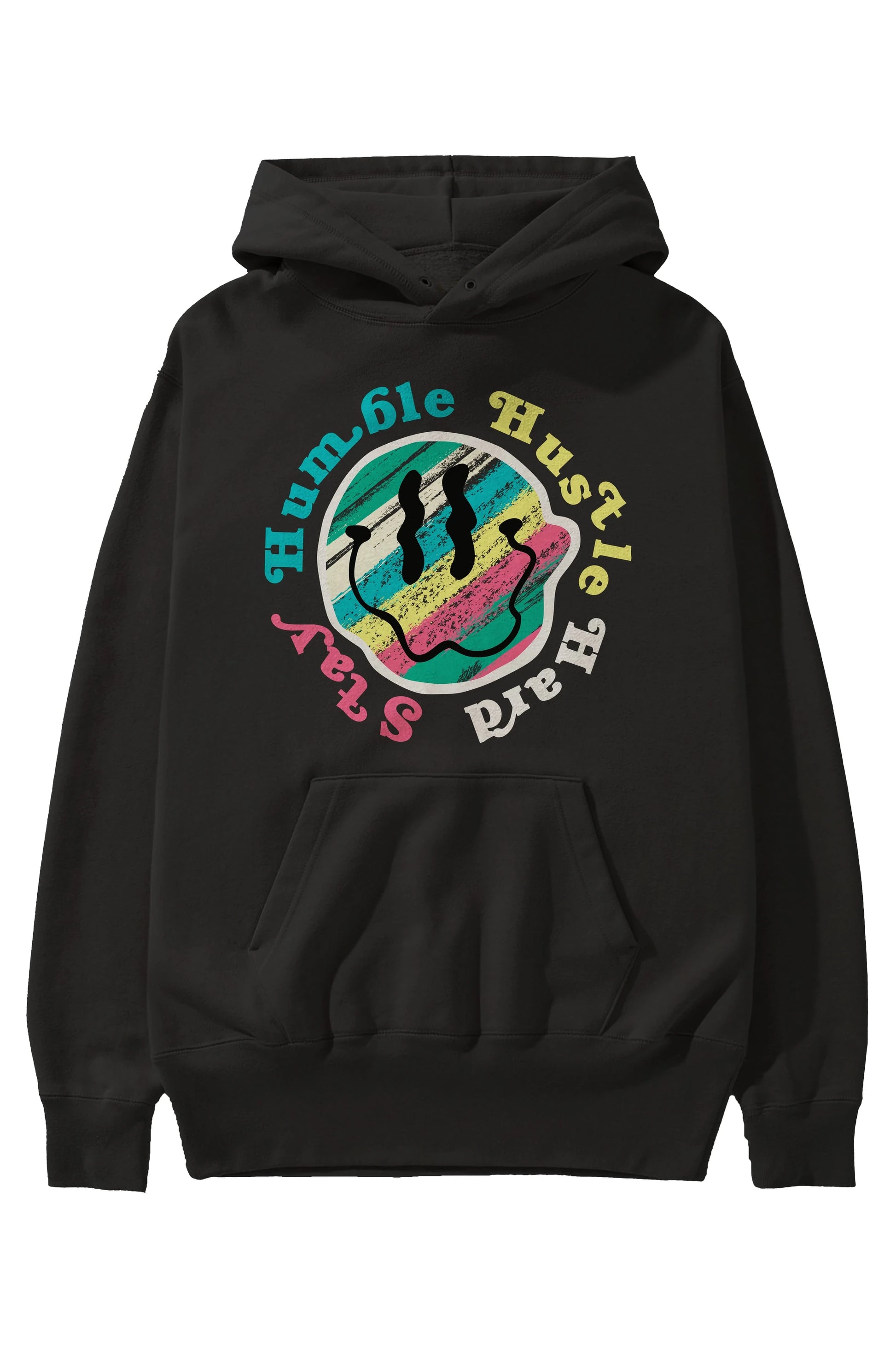 Stay Humble 2 Ön Baskılı Hoodie Oversize Kapüşonlu Sweatshirt Erkek Kadın Unisex