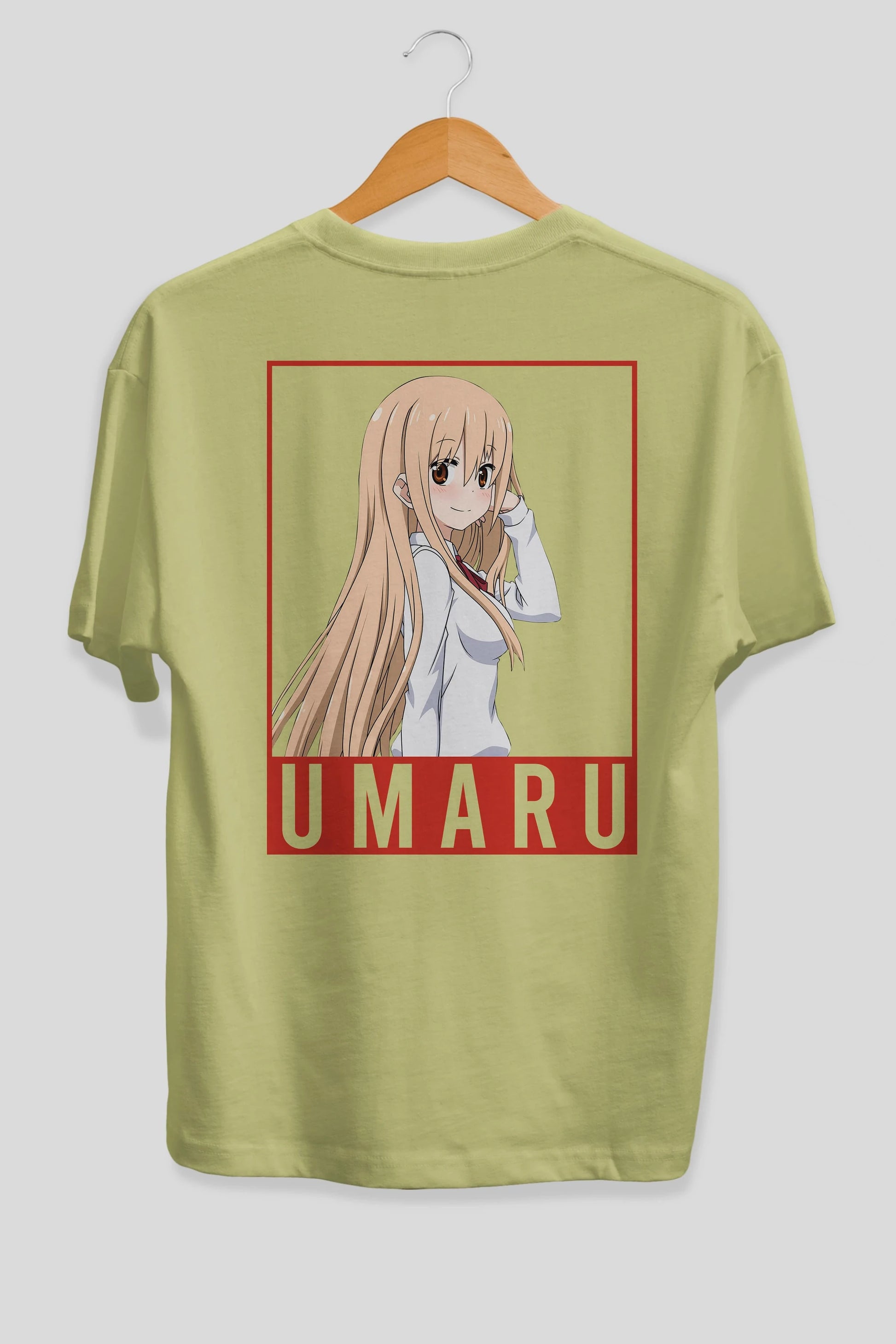 Umaru Doma 2 Anime Arka Baskılı Oversize t-shirt Erkek Kadın Unisex