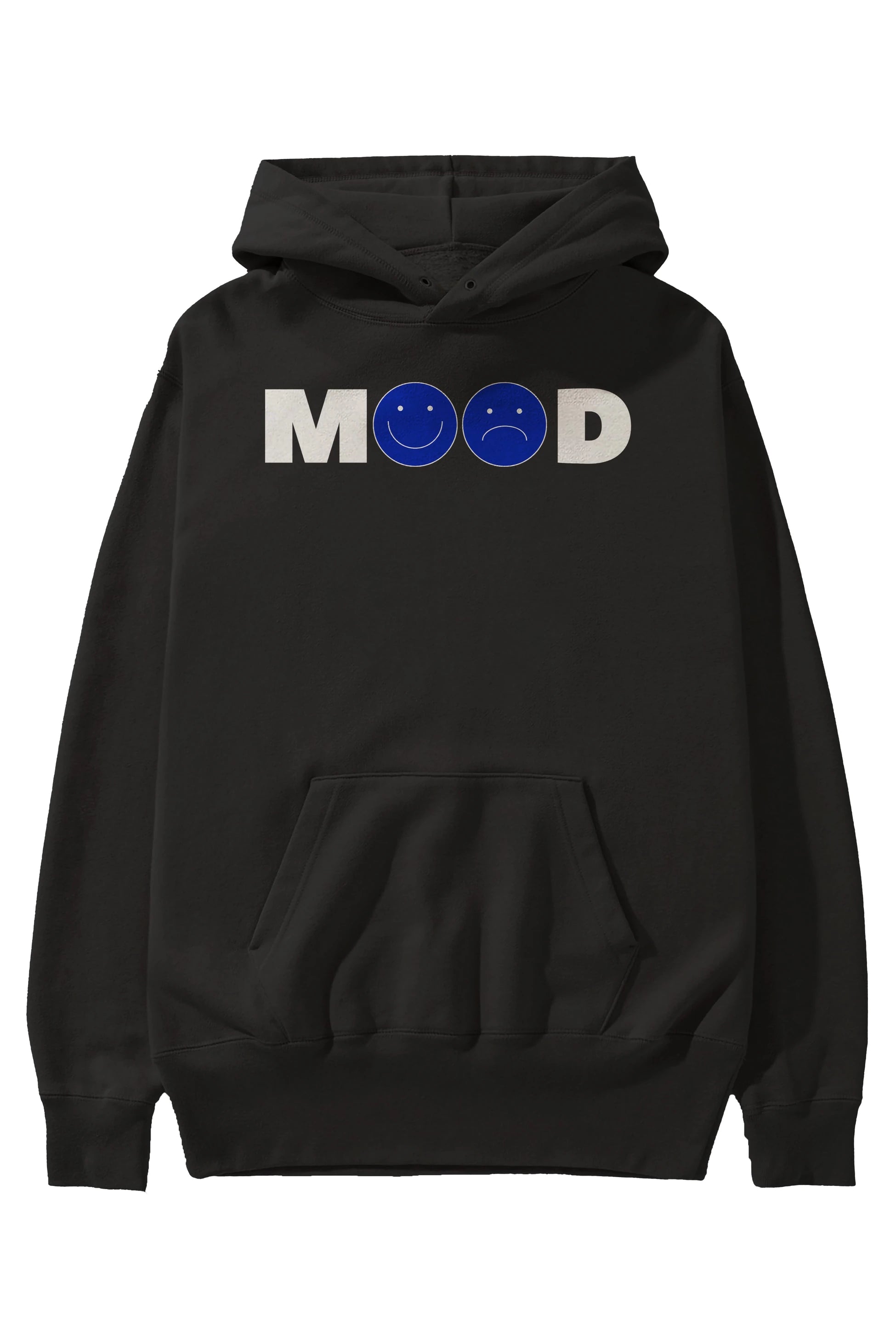 Mood Ön Baskılı Oversize Hoodie Kapüşonlu Sweatshirt Erkek Kadın Unisex