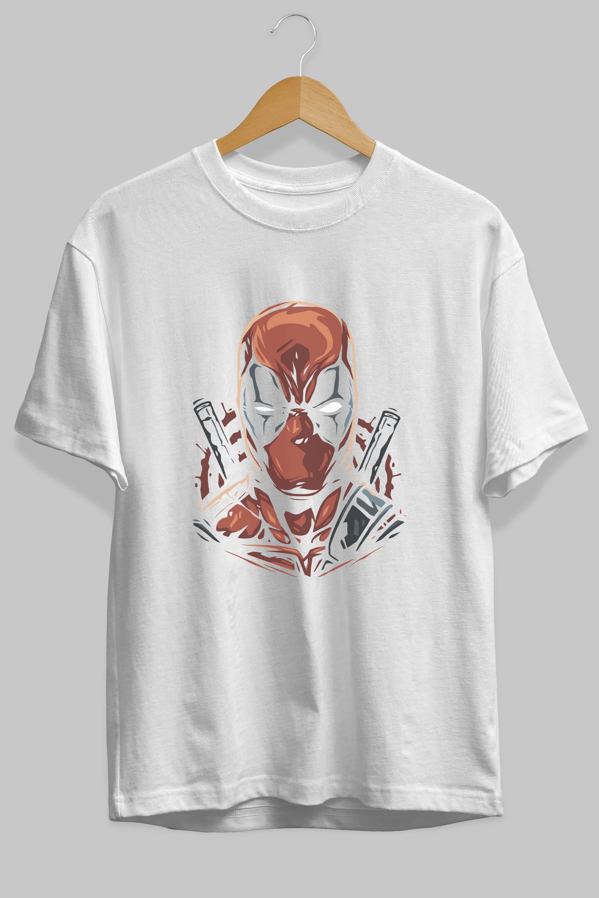 Deadpool (10) Ön Baskılı Oversize t-shirt Erkek Kadın Unisex %100 Pamuk Bisiklet Yaka tişort
