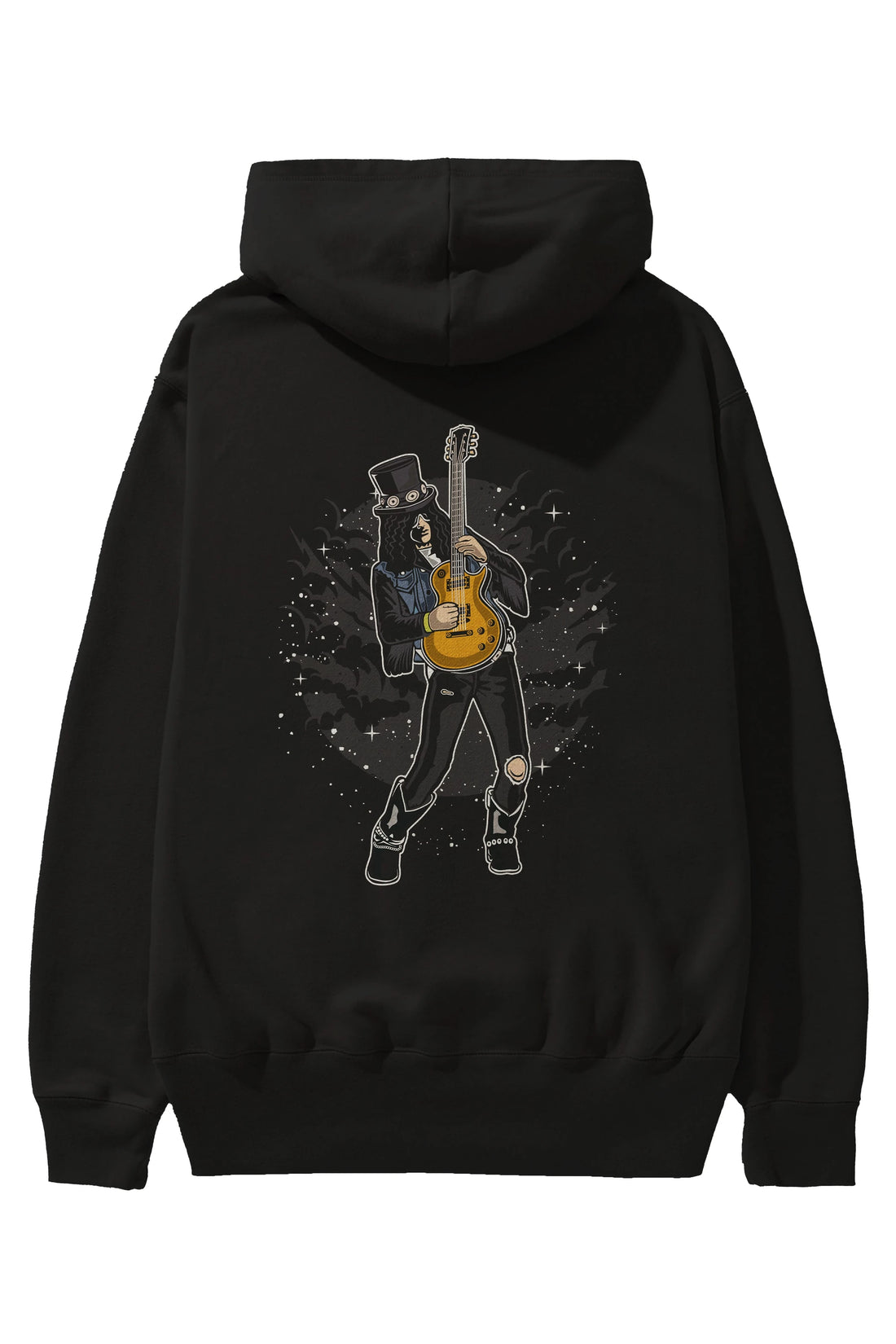 SLASH Arka Baskılı Hoodie Oversize Kapüşonlu Sweatshirt Erkek Kadın Unisex