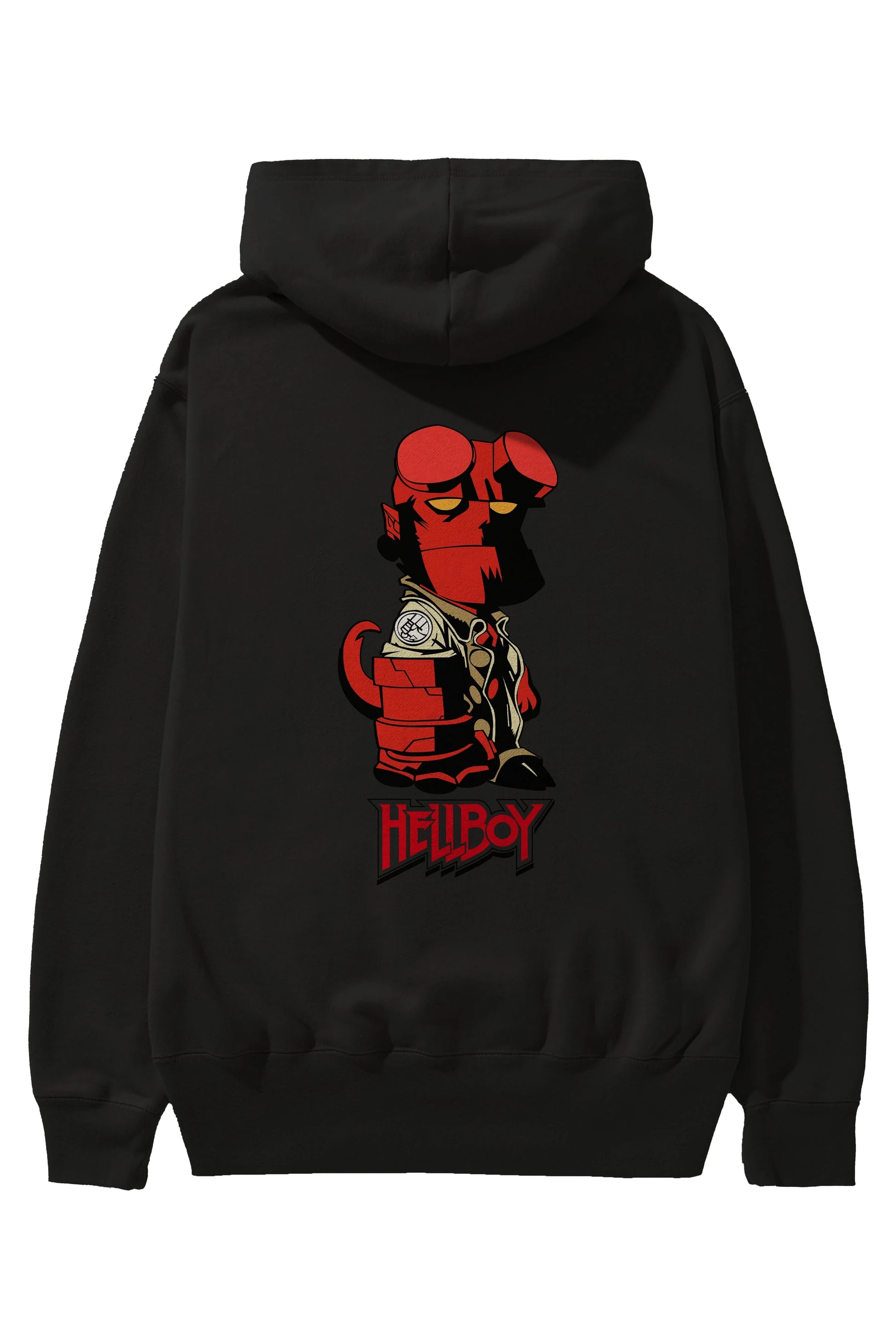 Hellboy (1) Arka Baskılı Hoodie Oversize Kapüşonlu Sweatshirt Erkek Kadın Unisex