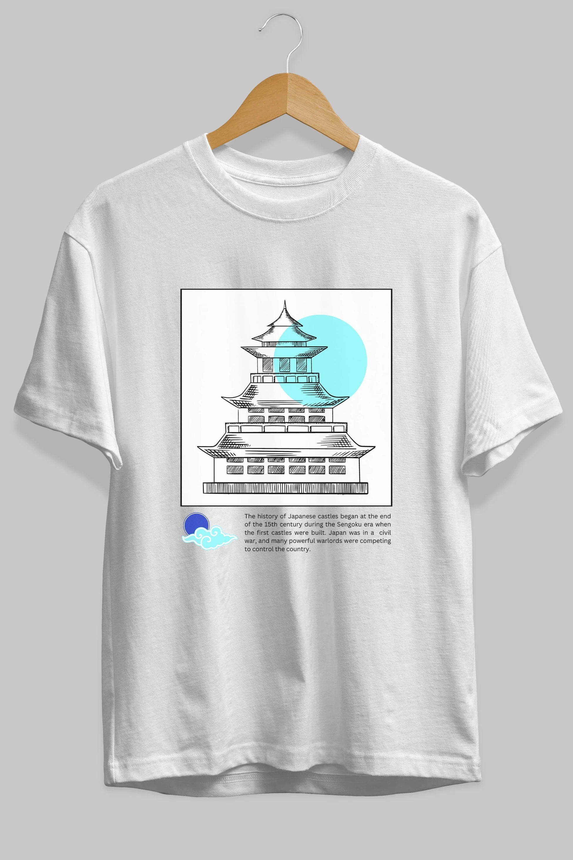 Retro Japanese Ön Baskılı Oversize t-shirt Erkek Kadın Unisex