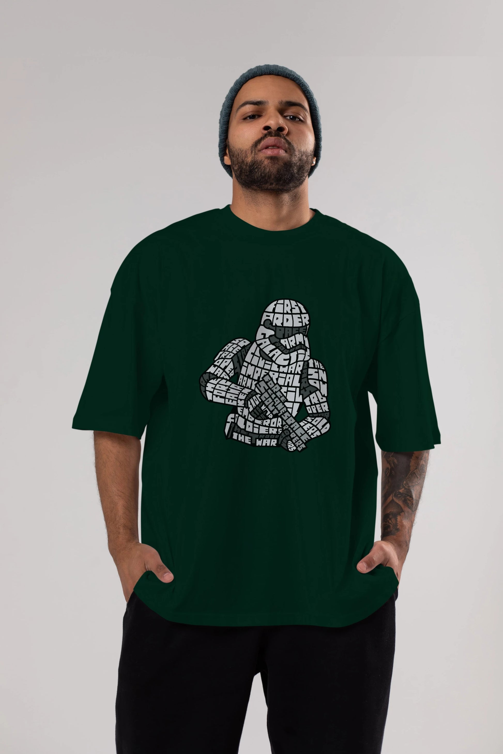 First Order Ön Baskılı Oversize t-shirt %100 pamuk Erkek Kadın Unisex