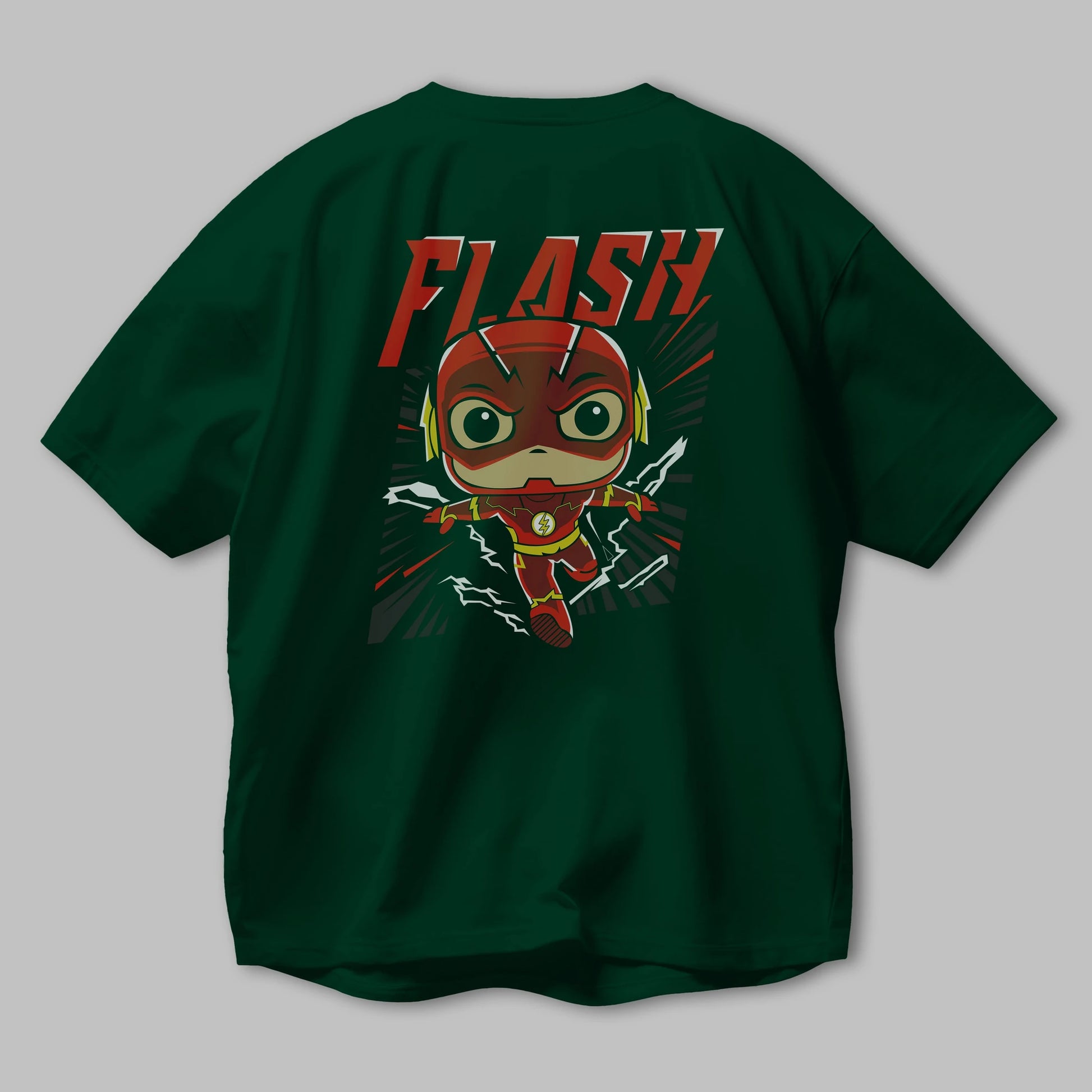 Flash Avengers (4) Arka Baskılı Oversize t-shirt Erkek Kadın Unisex %100 Pamuk Bisiklet Yaka tişort
