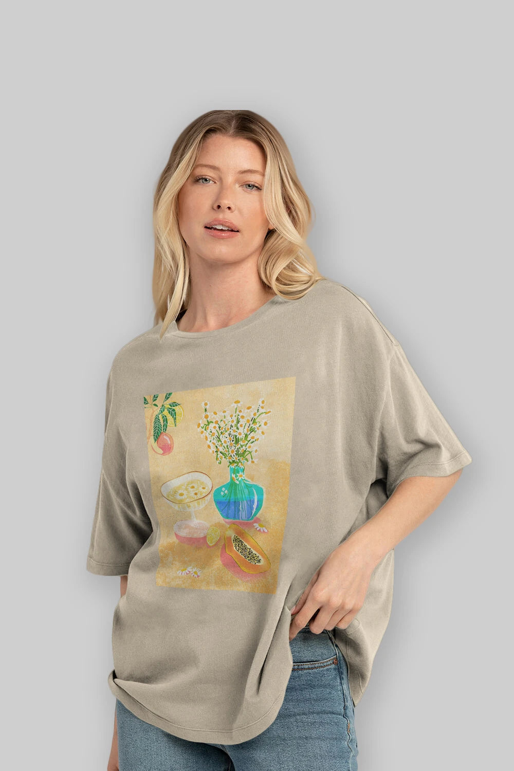 Cheers 2 Ön Baskılı Oversize t-shirt Erkek Kadın Unisex %100 Pamuk Bisiklet Yaka tişort