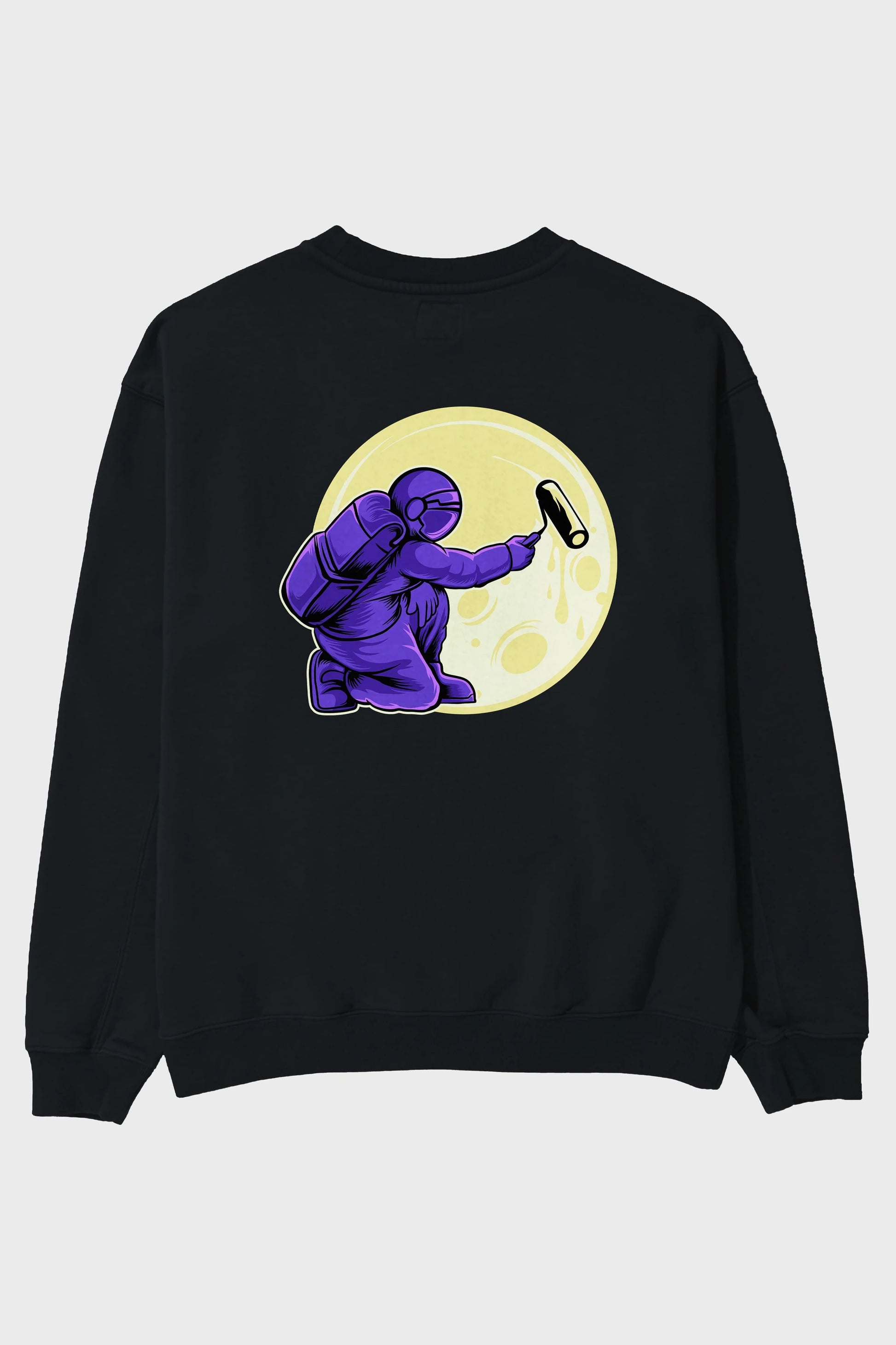 Astropaint Arka Baskılı Oversize Sweatshirt Erkek Kadın Unisex