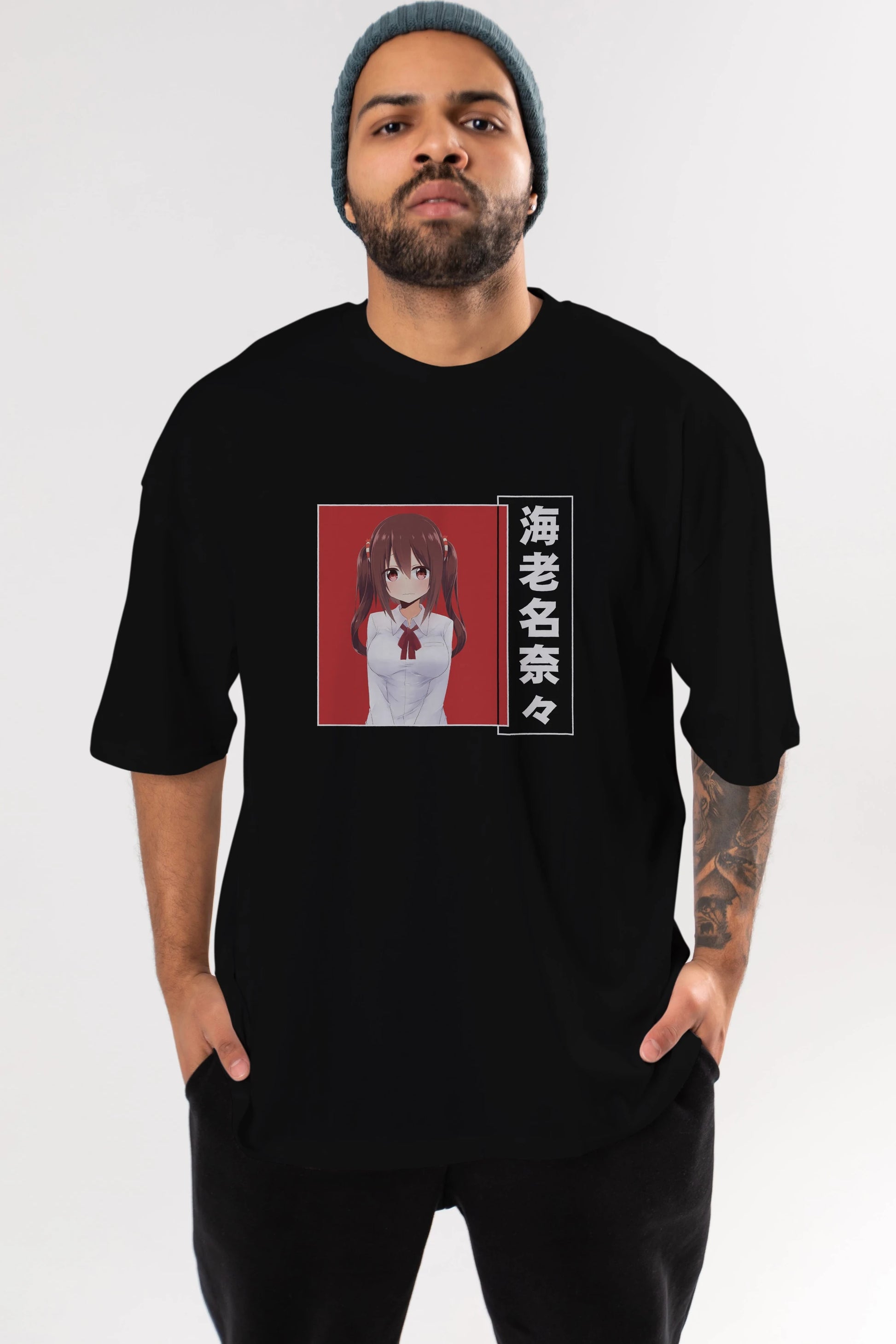 Nana Ebina 1 Anime Ön Baskılı Oversize t-shirt %100 pamuk Erkek Kadın Unisex