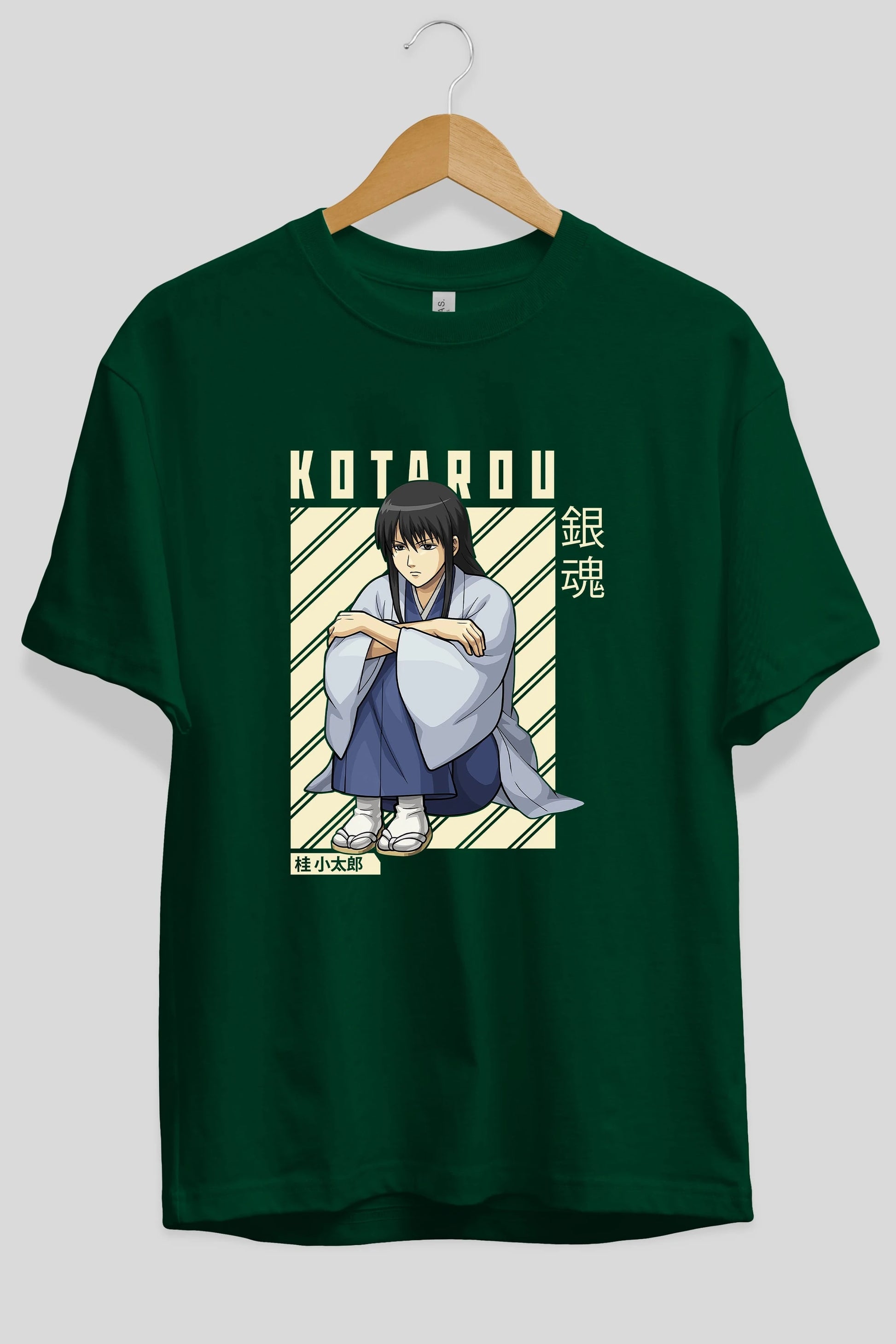 Kotarou Katsura GINTAMA Anime Ön Baskılı Oversize t-shirt %100 pamuk Erkek Kadın Unisex