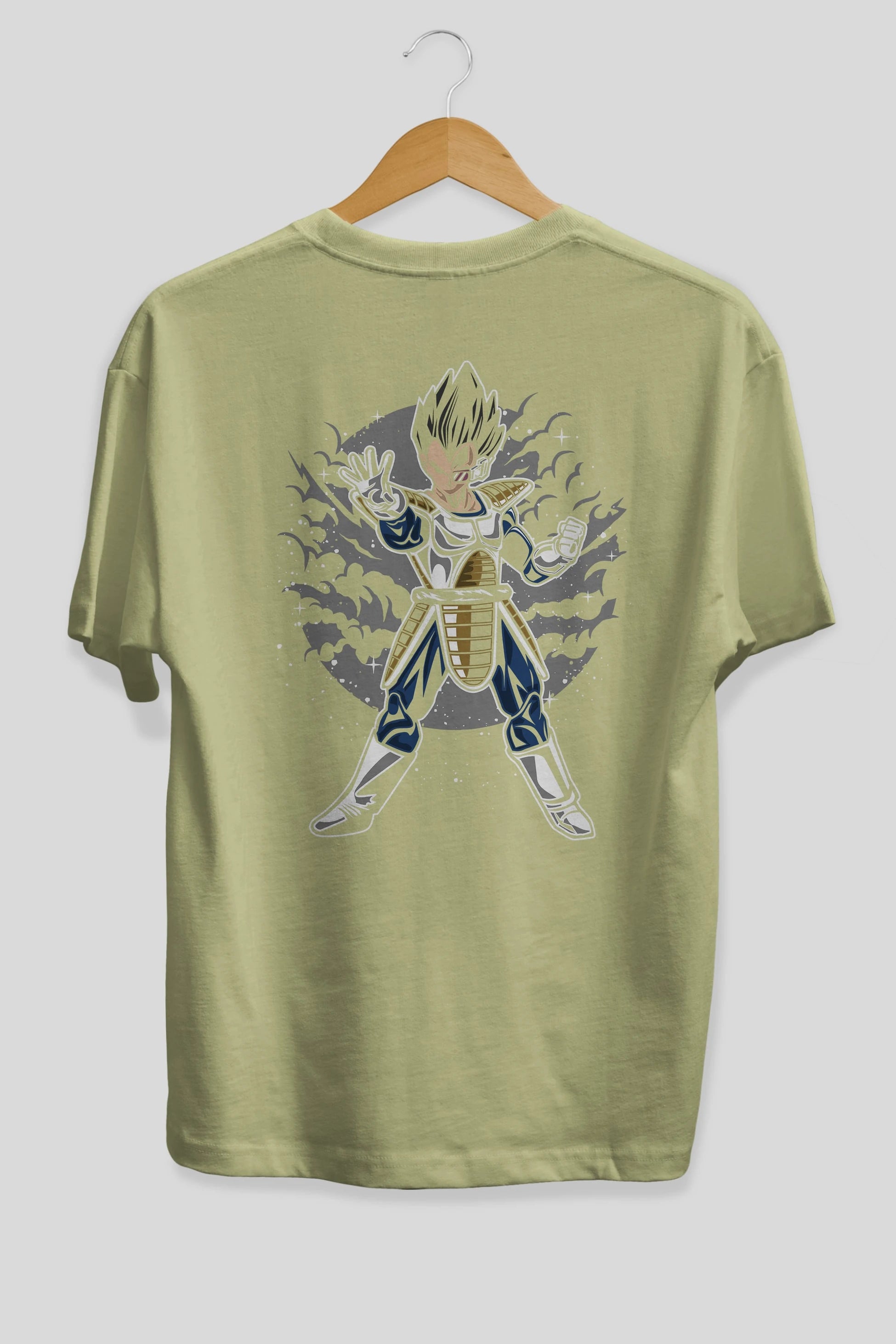 VEGETA Arka Baskılı Oversize t-shirt Erkek Kadın Unisex %100 Pamuk