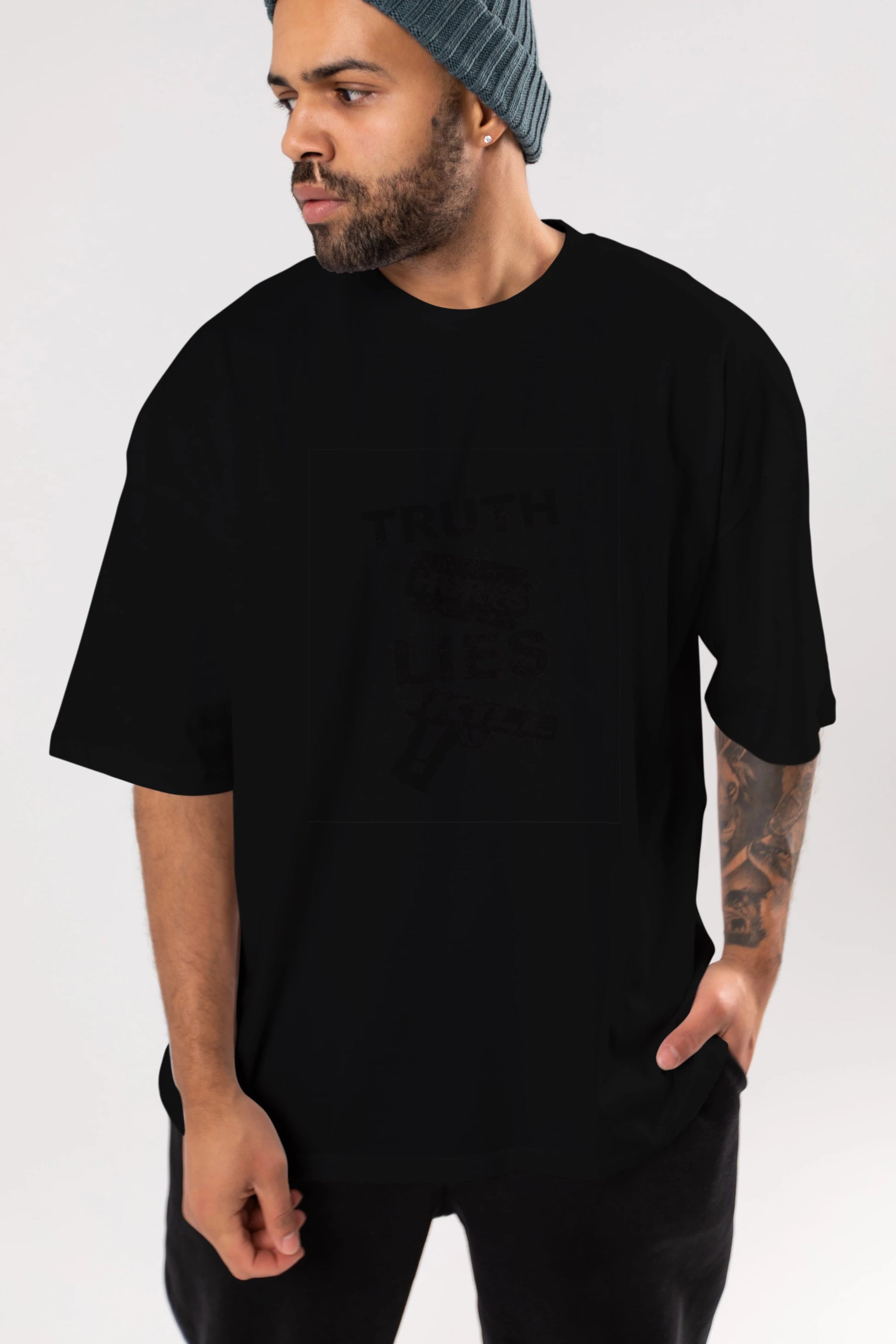 Truth Hurts Ön Baskılı Oversize t-shirt %100 pamuk Erkek Kadın Unisex