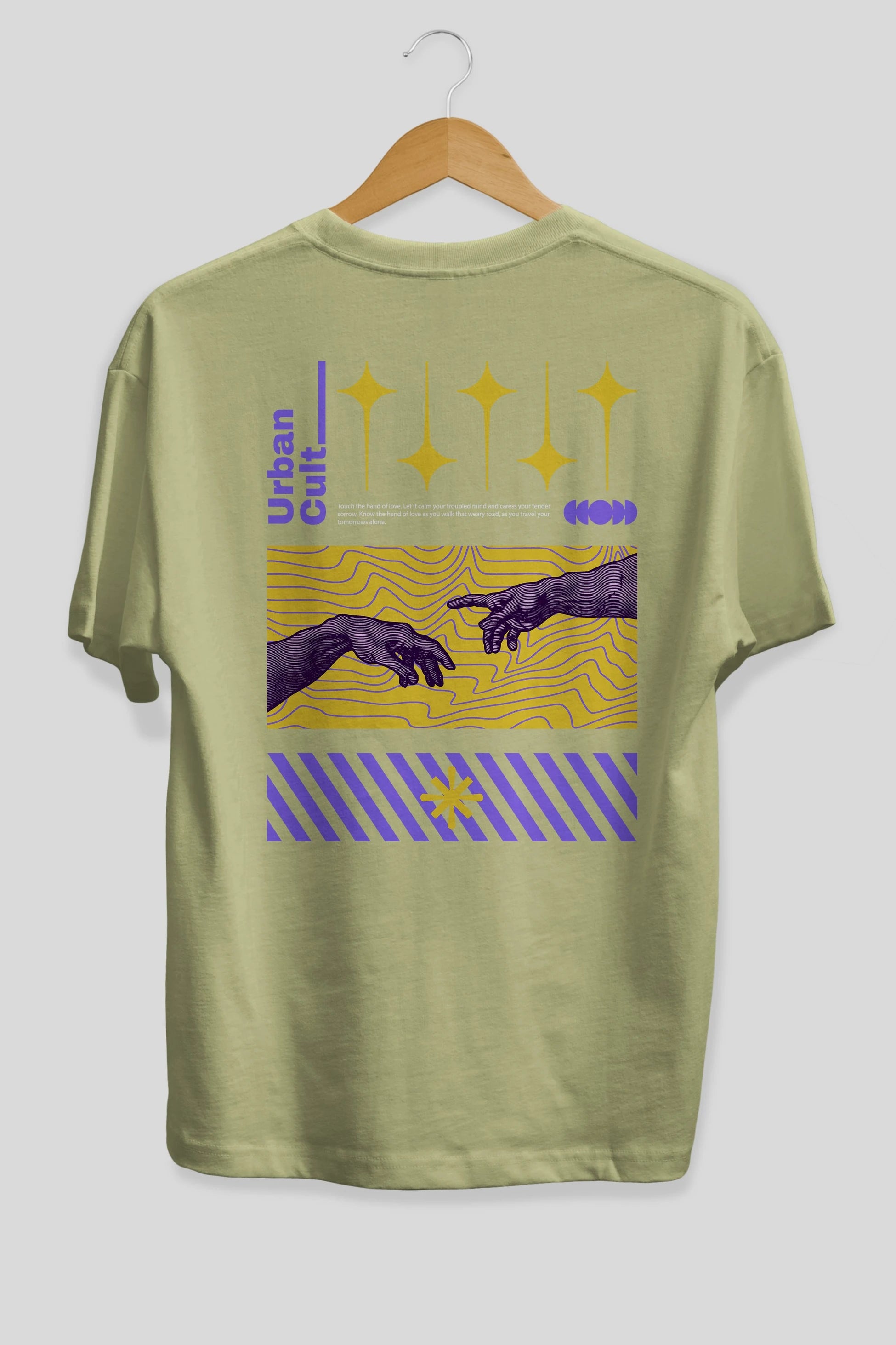 Urban Cult Arka Baskılı Oversize t-shirt Erkek Kadın Unisex