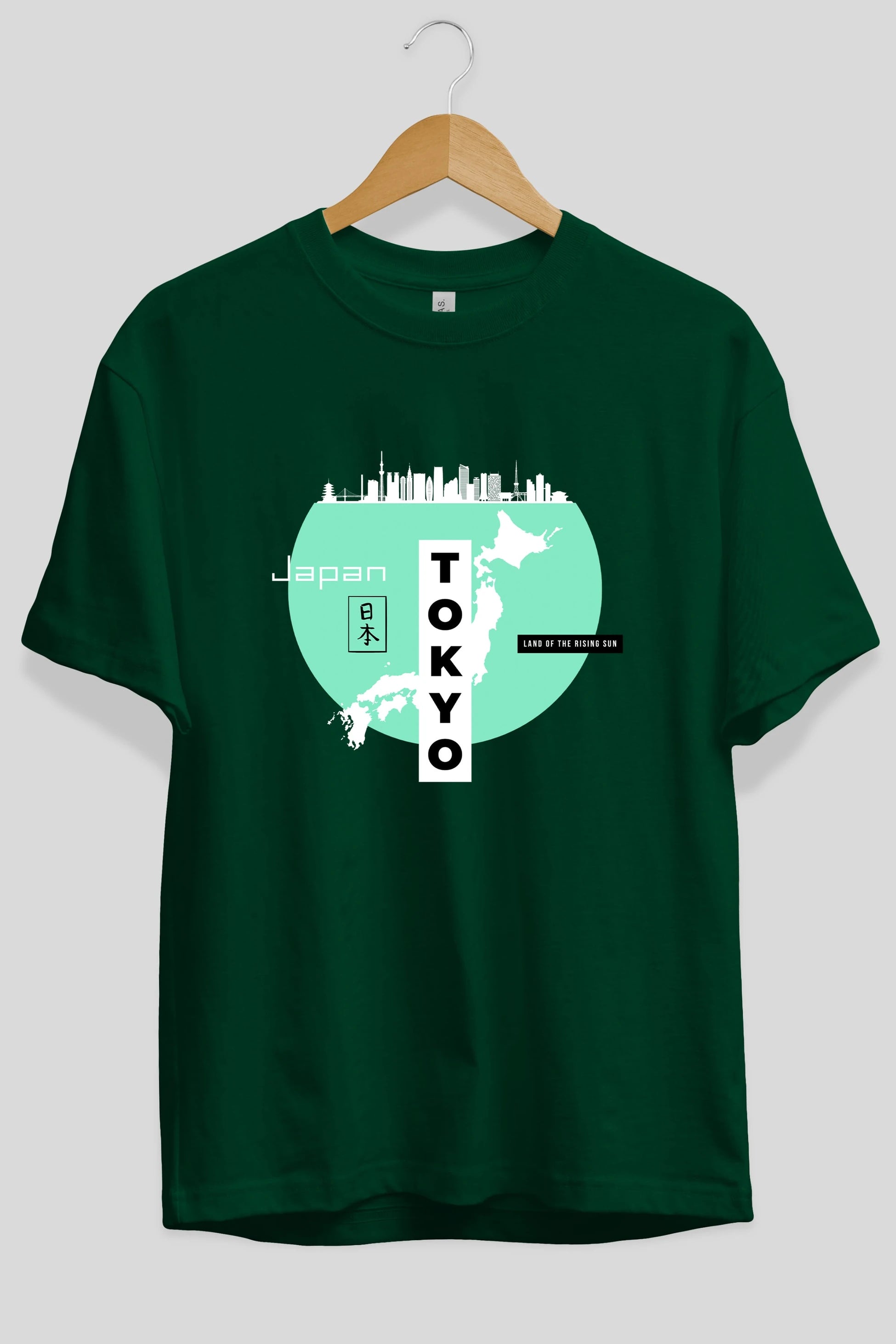 Japan Tokyo Ön Baskılı Oversize t-shirt Erkek Kadın Unisex