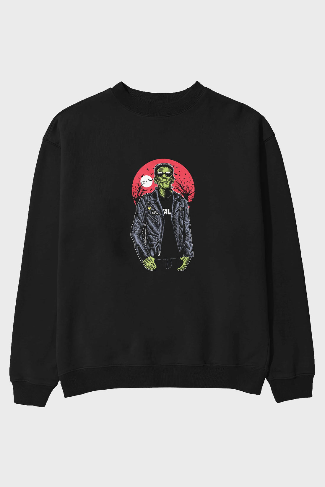 Frank Ön Baskılı Oversize Sweatshirt Erkek Kadın Unisex