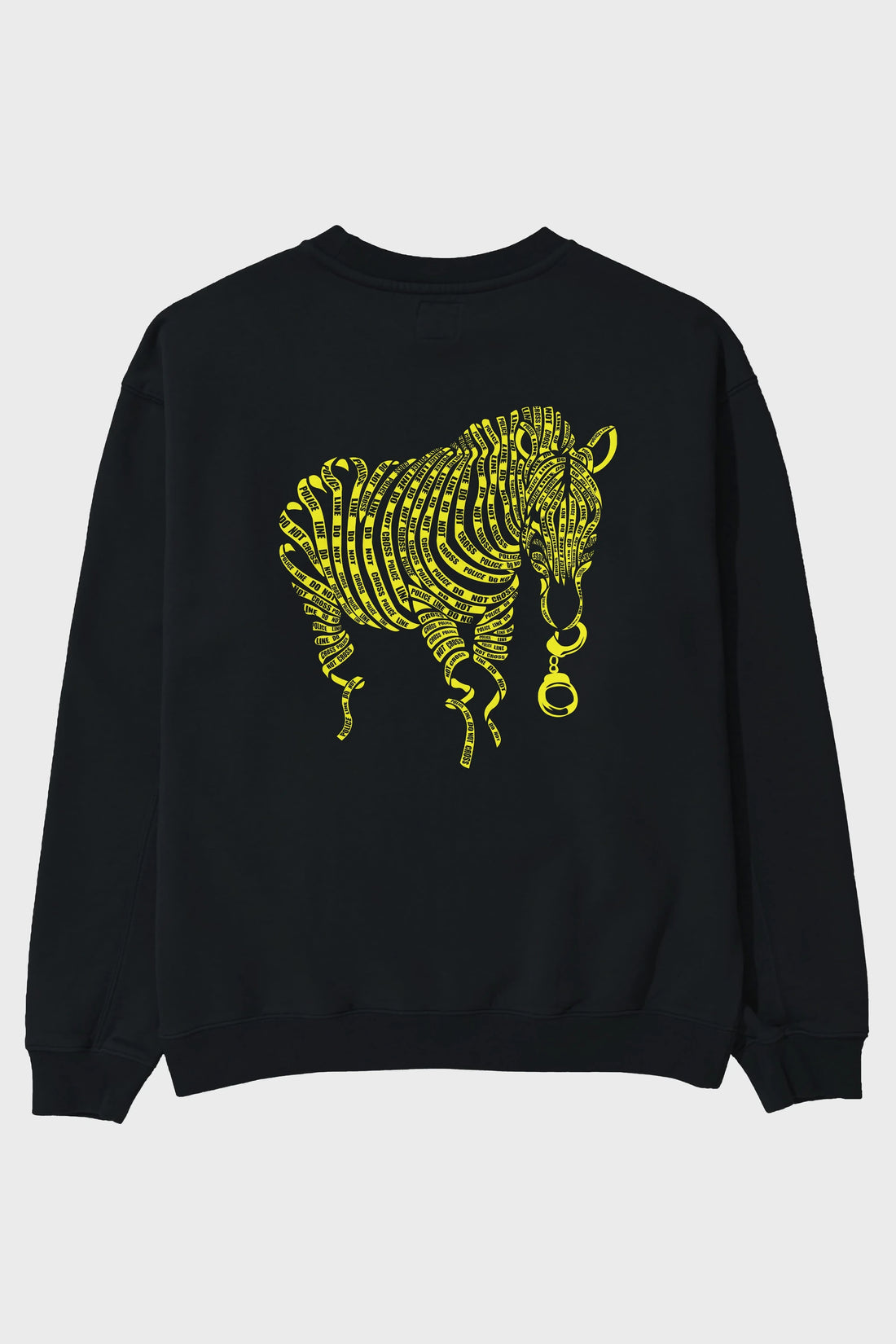 Nature of Crime Arka Baskılı Oversize Sweatshirt Erkek Kadın Unisex